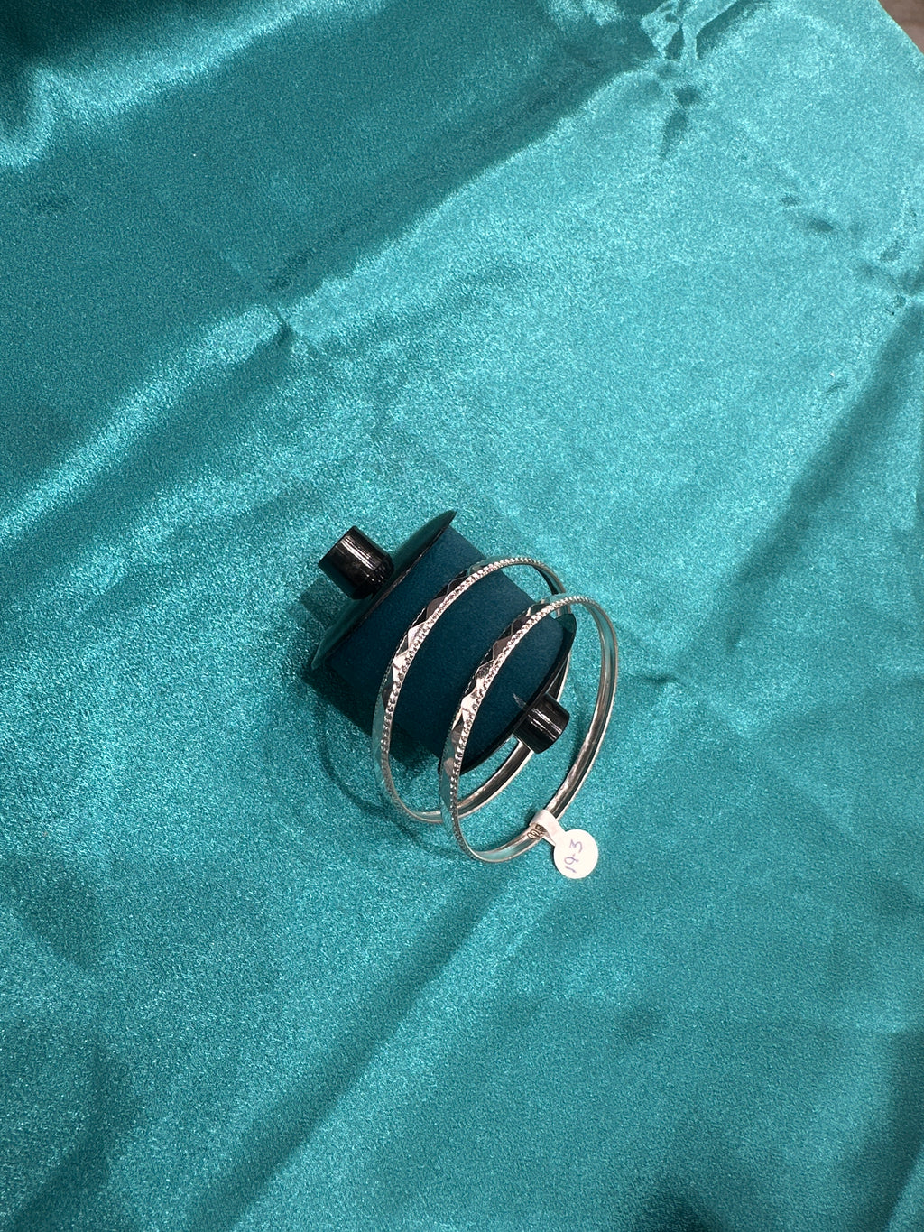 Designer Silver Bangles