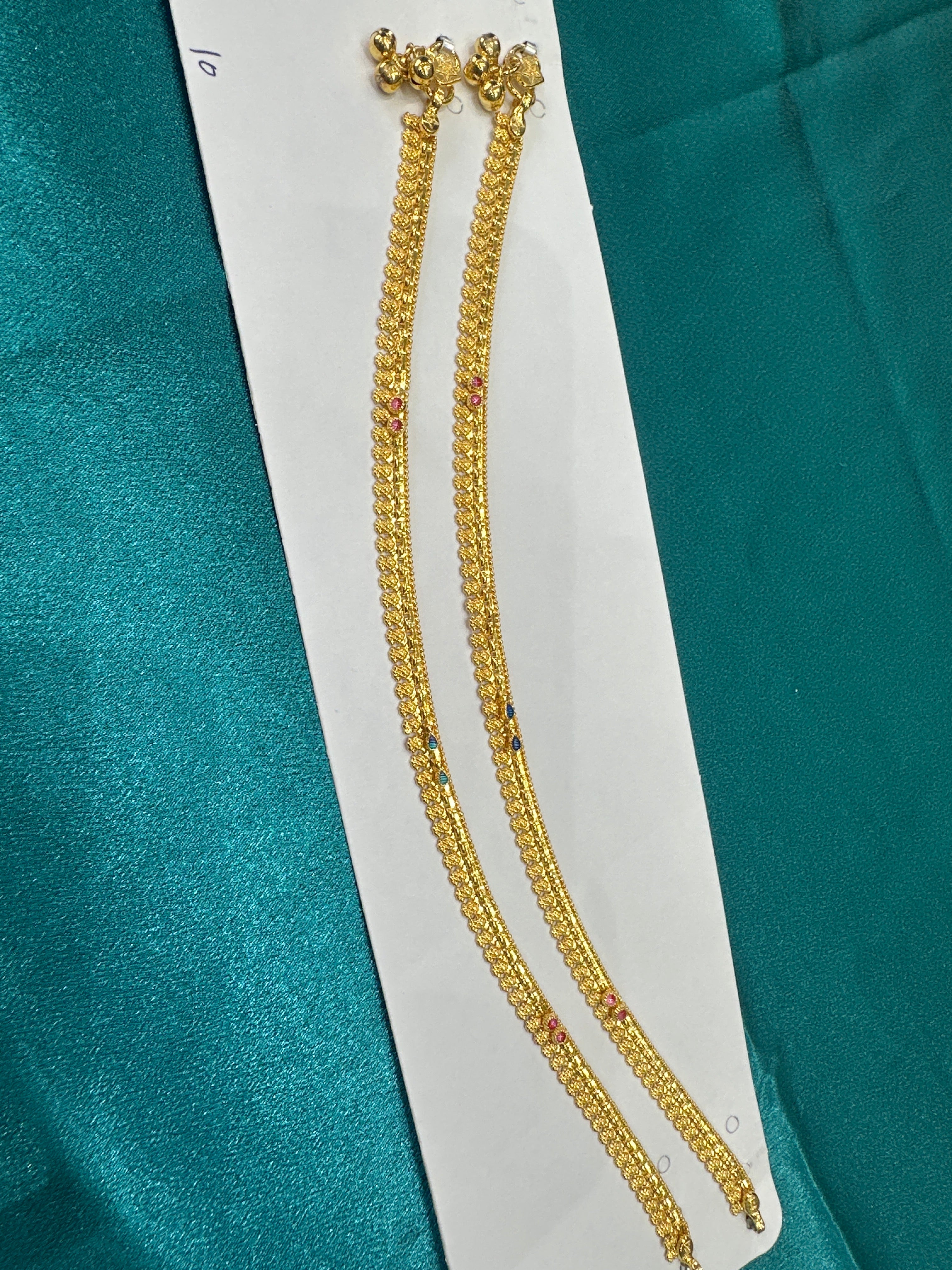 Women’s Fancy/Traditional Silver Gold plated Anklet