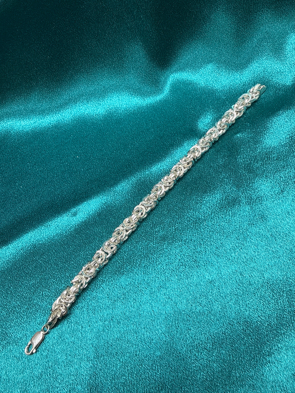 Men’s Designer Silver Bracelet (8mm)