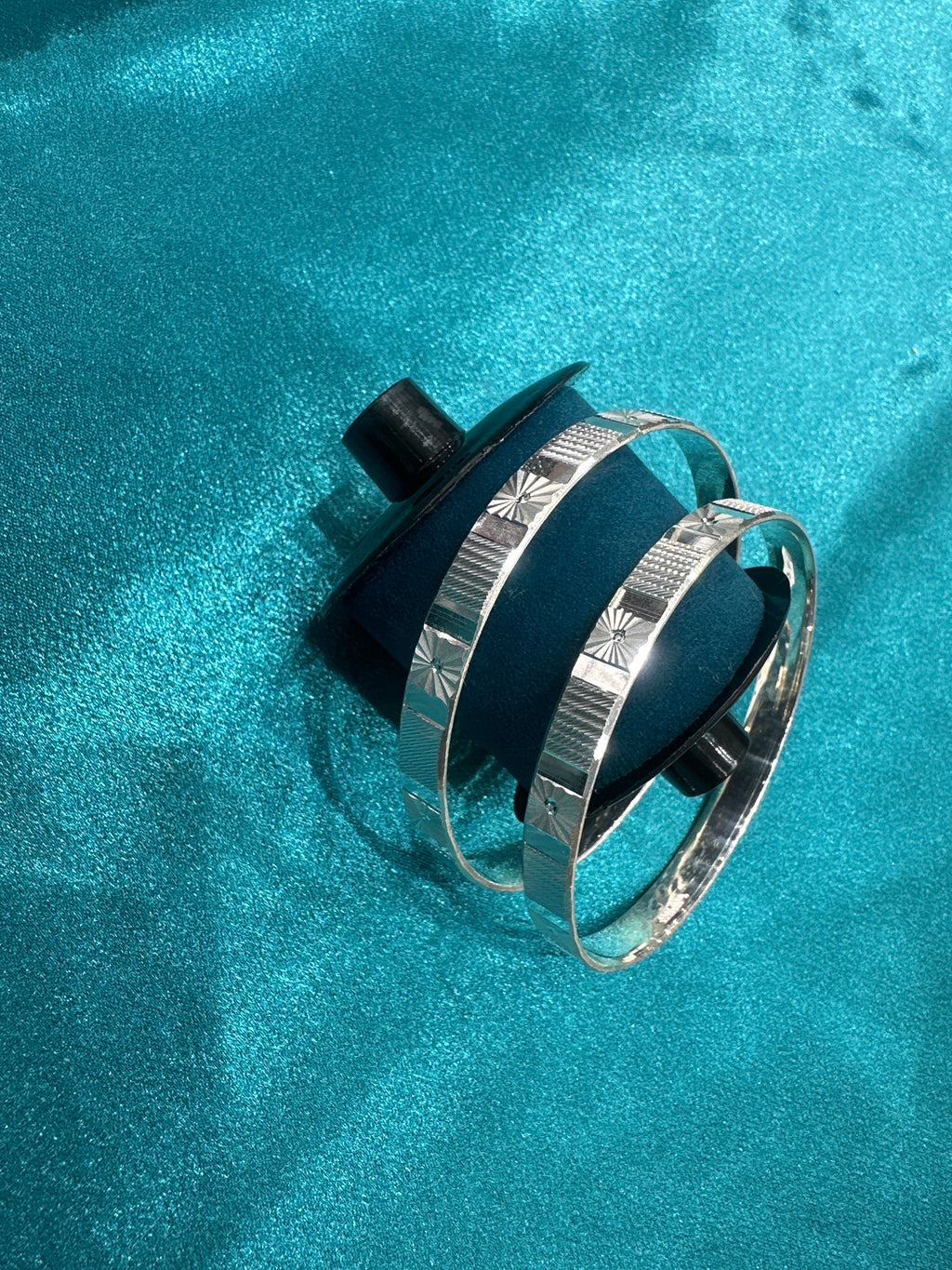 Designer Silver Bangles