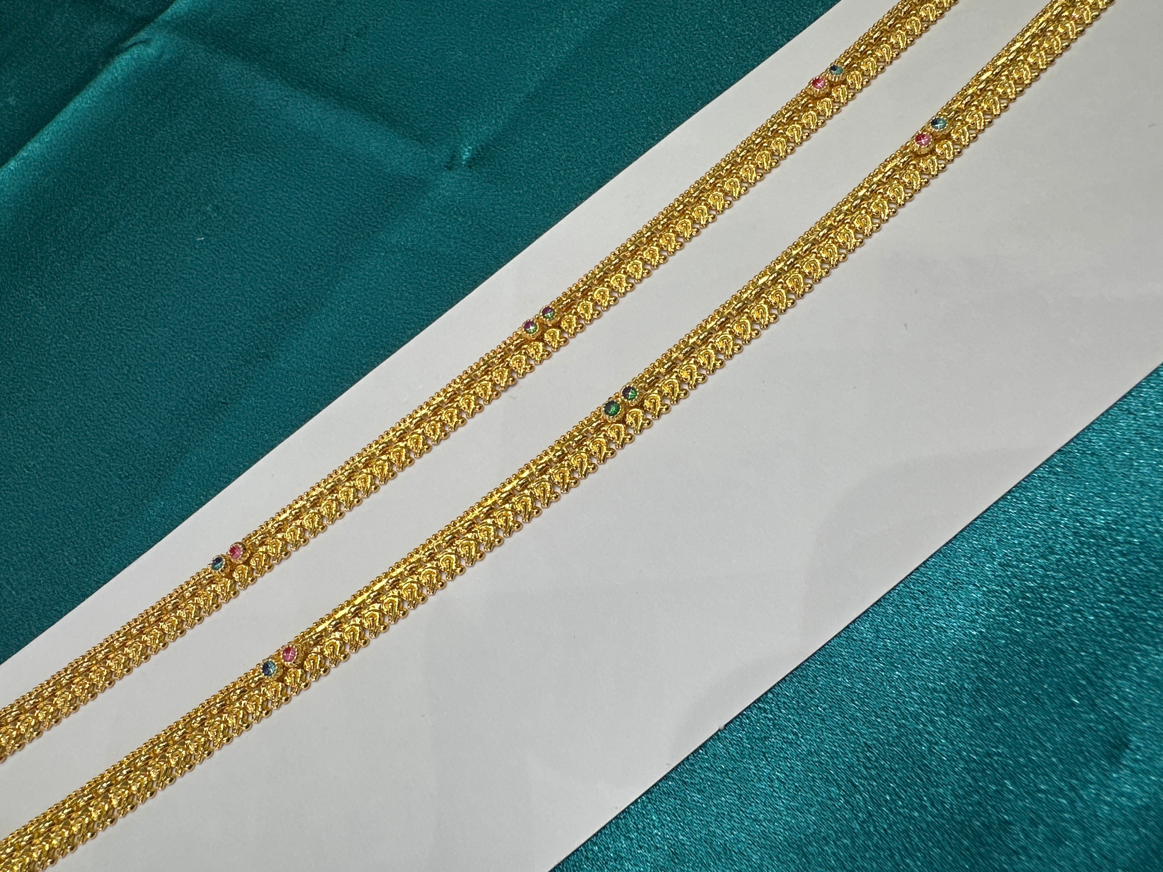 Women’s Fancy/Traditional Silver Gold plated Anklet