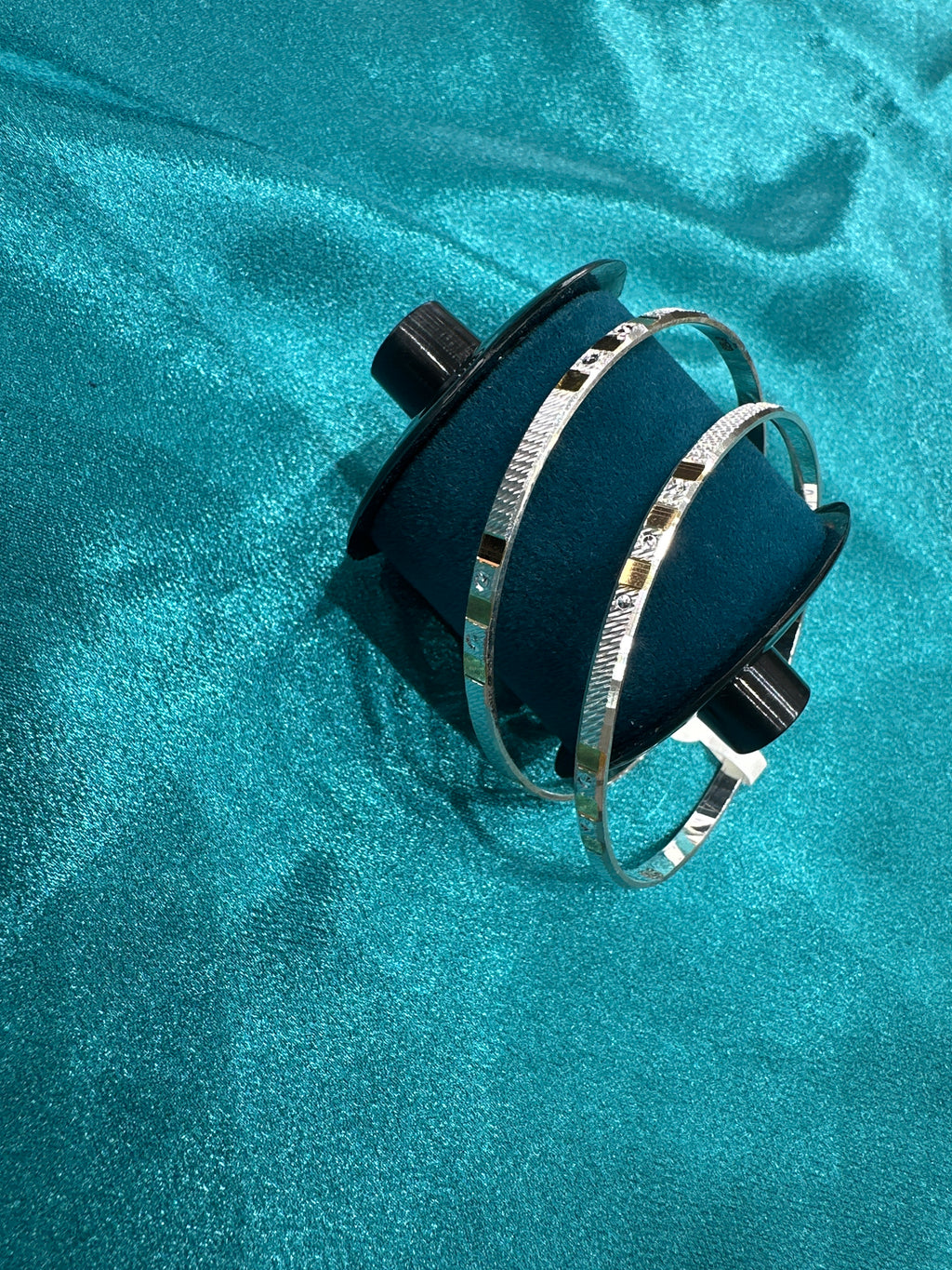 Designer Silver Bangles