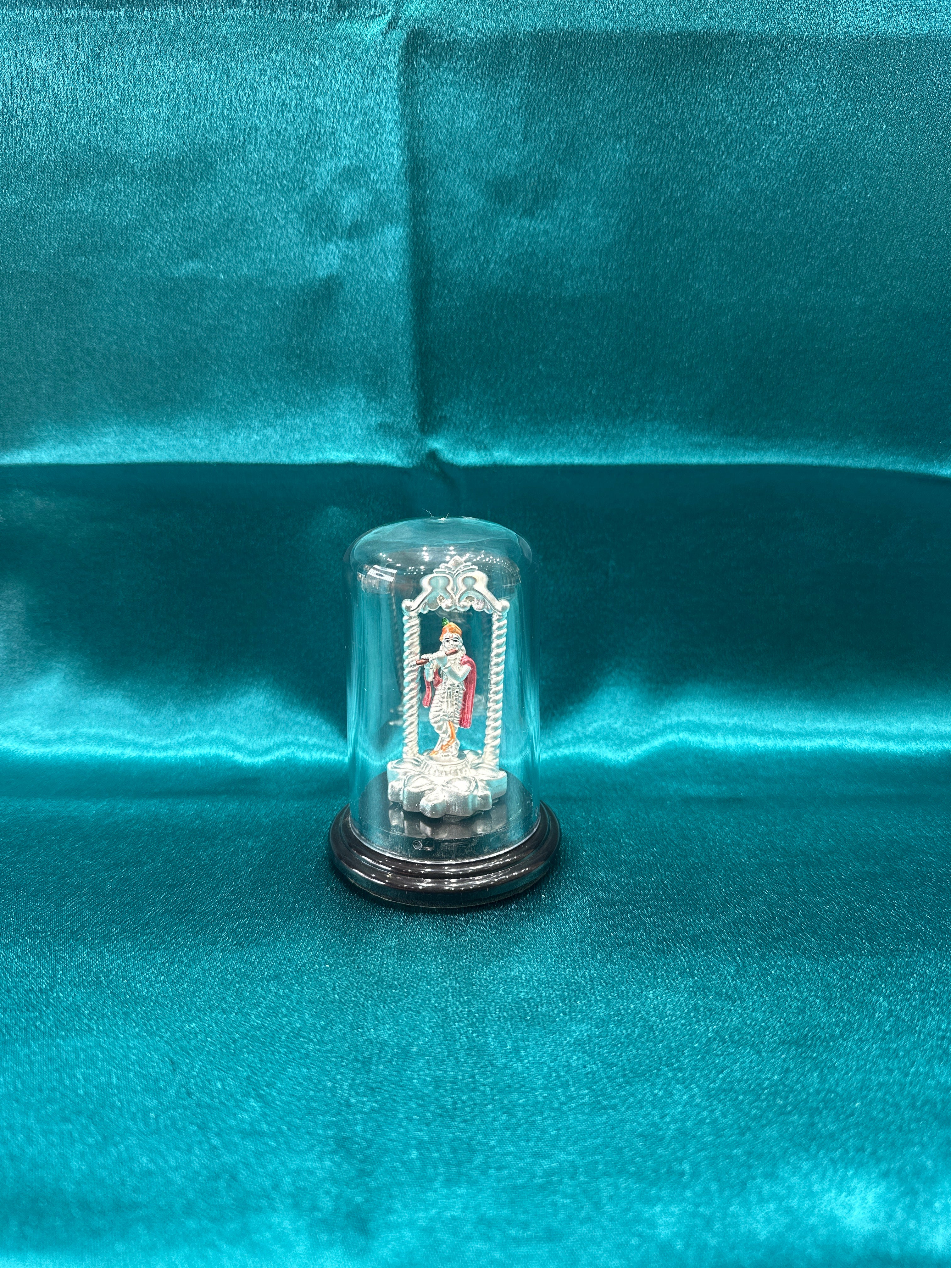 Pure Silver Krishna Ji Idol (Murti)