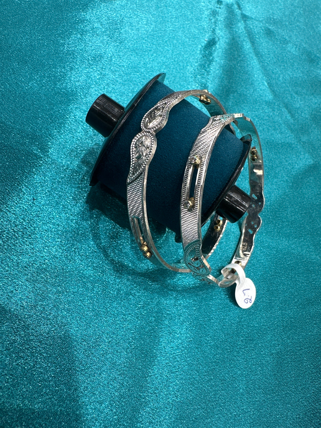 Designer Silver Bangles