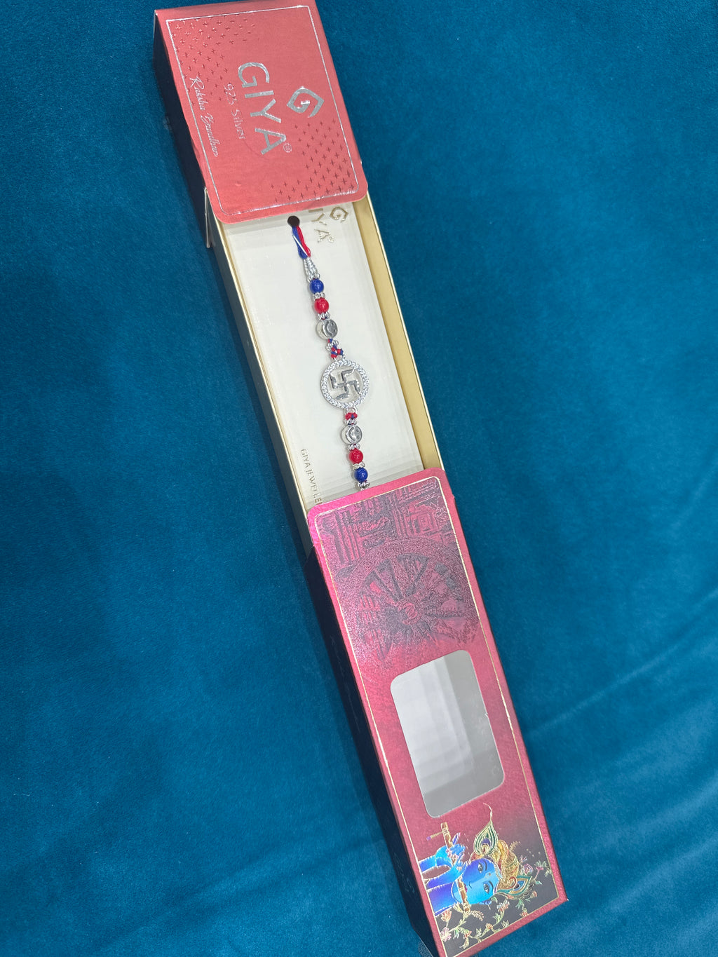 Silver Fancy Rakhi