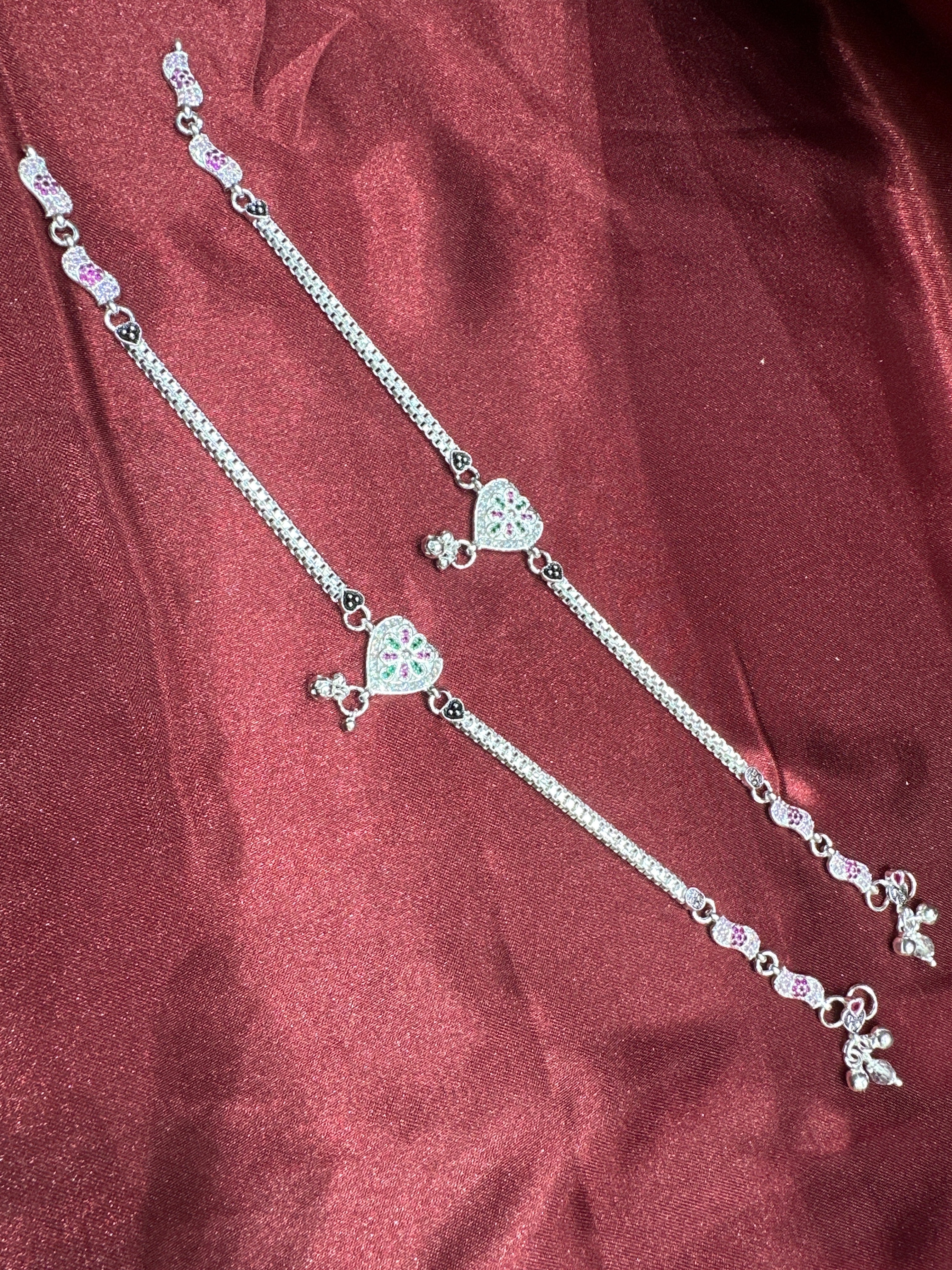 Women’s Fancy/Traditional Silver Anklet