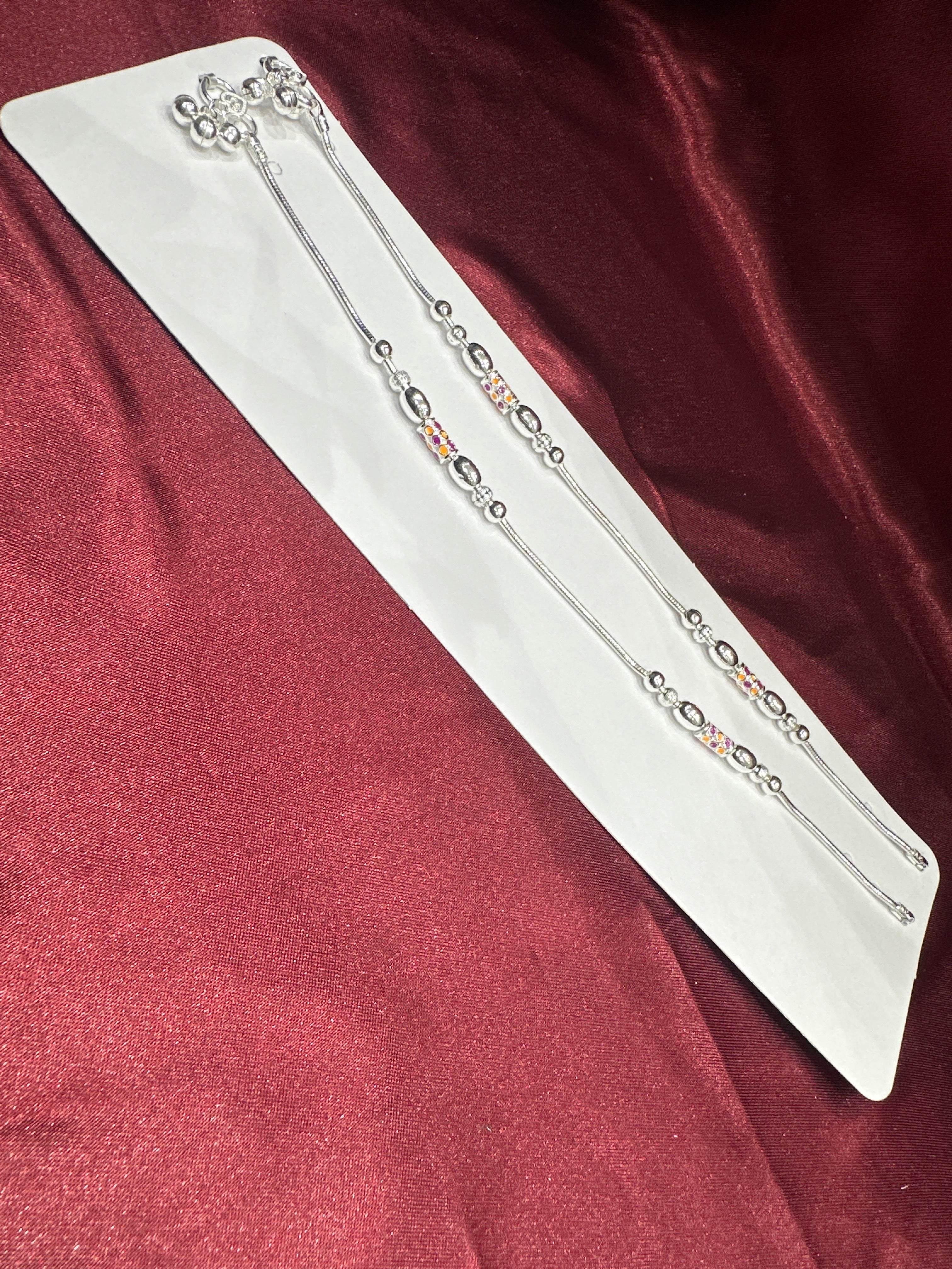 Women’s Fancy/Traditional Silver Anklet