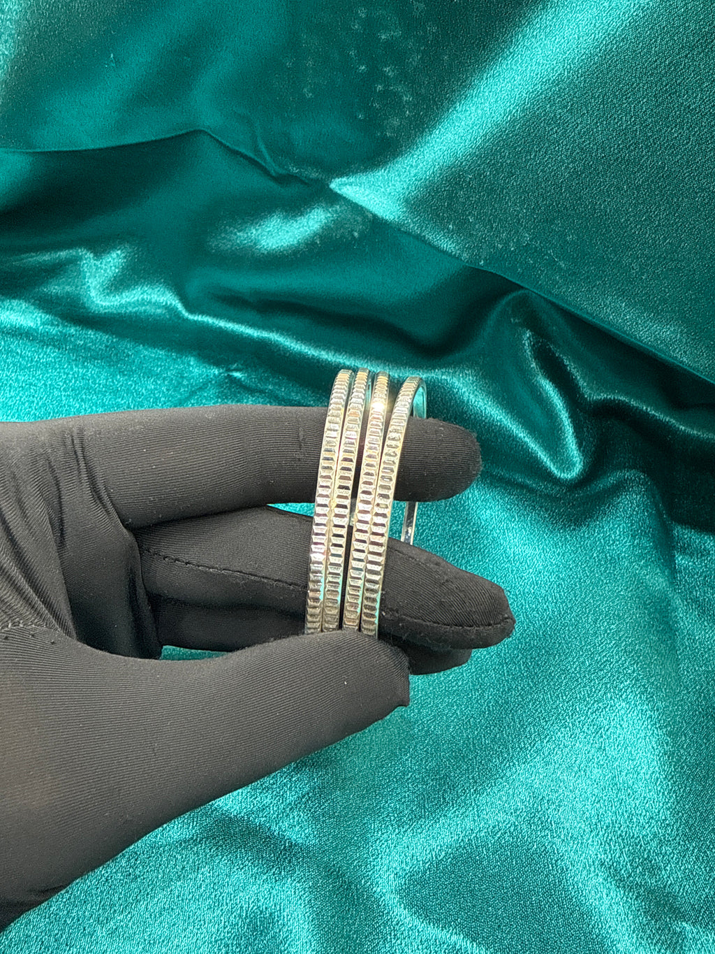 Designer Silver Bangles