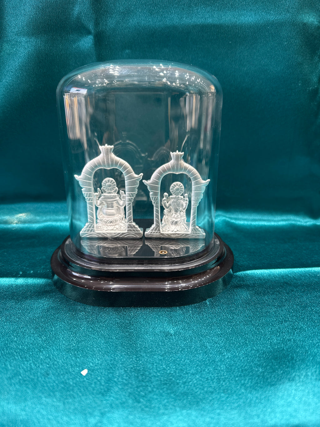 Pure Silver  Lakshmi Ganesh Ji Idol (Murti)