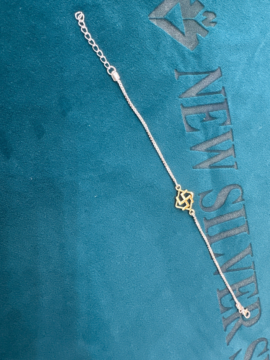 Silver Fancy Rakhi
