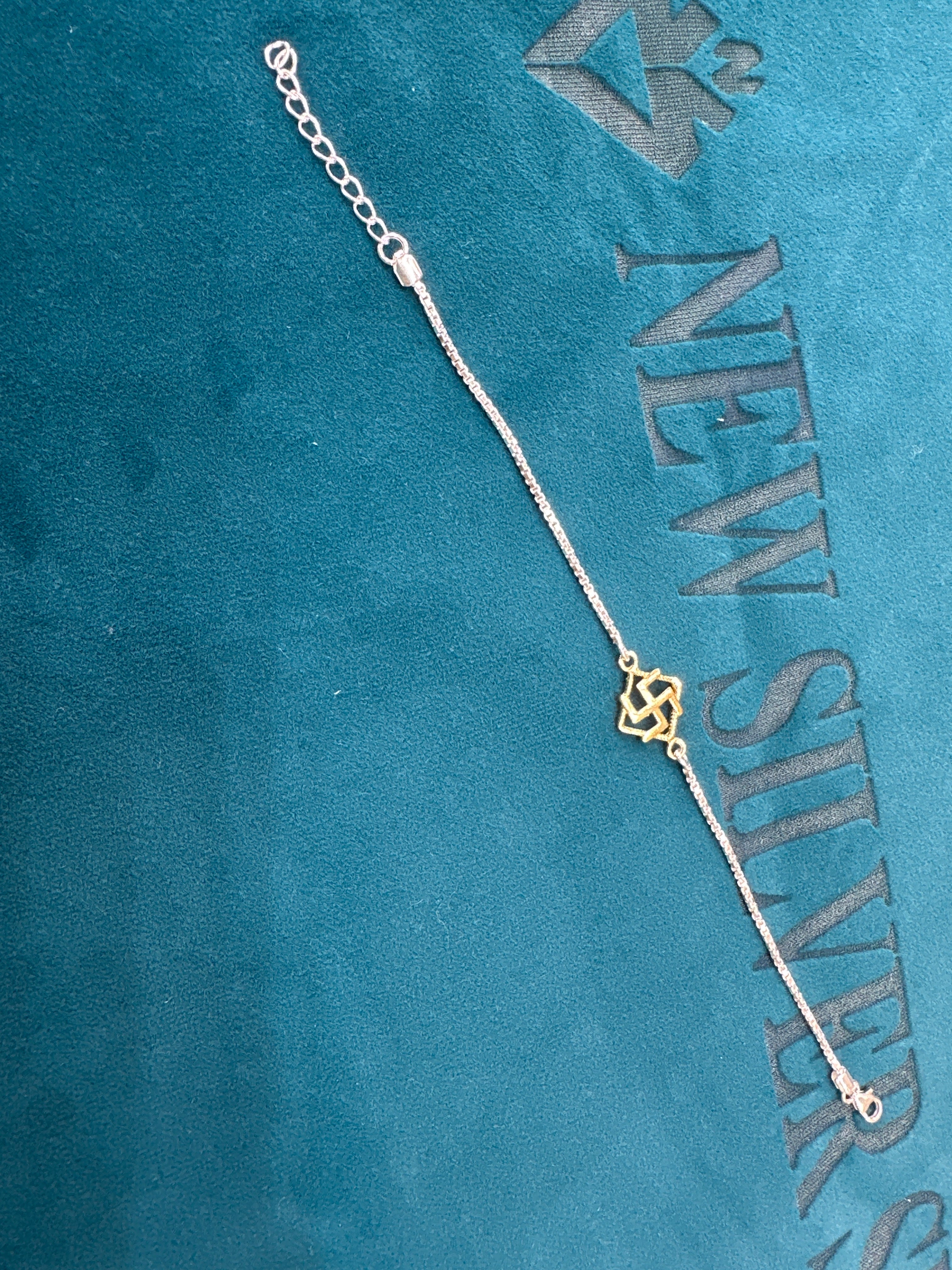 Silver Fancy Rakhi