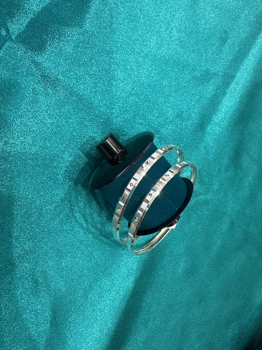 Designer Silver Bangles