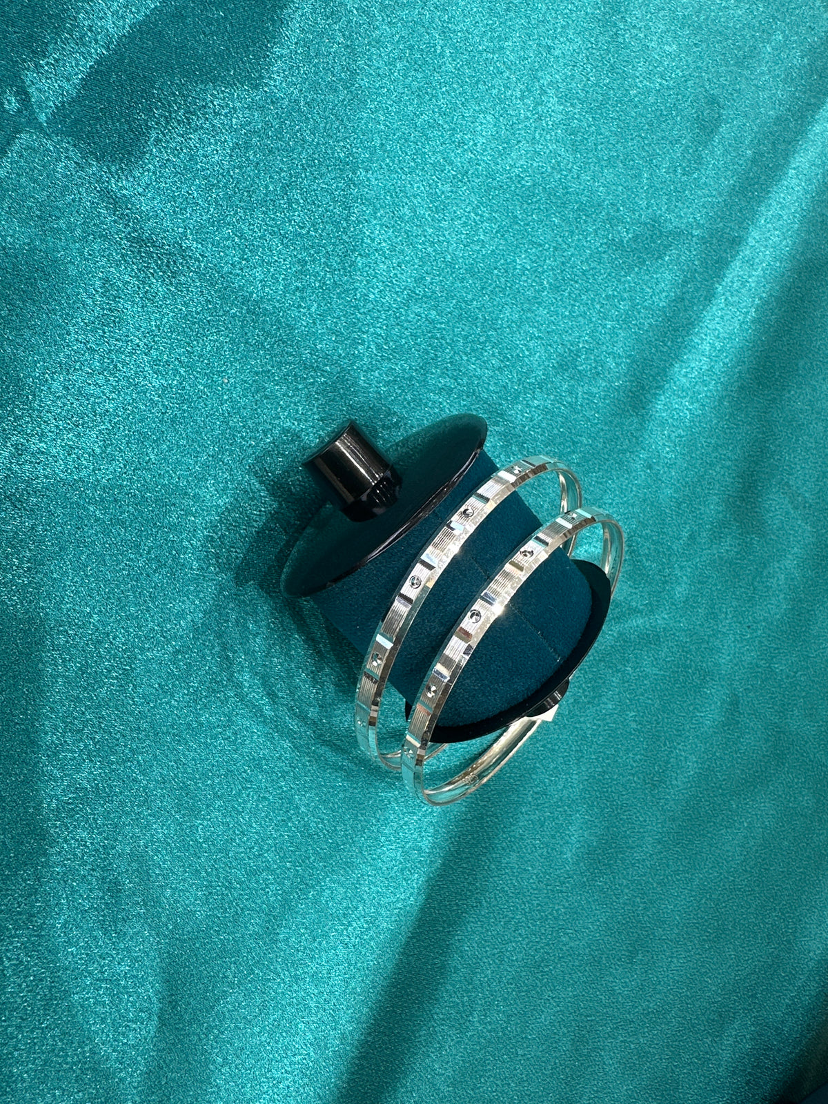 Designer Silver Bangles