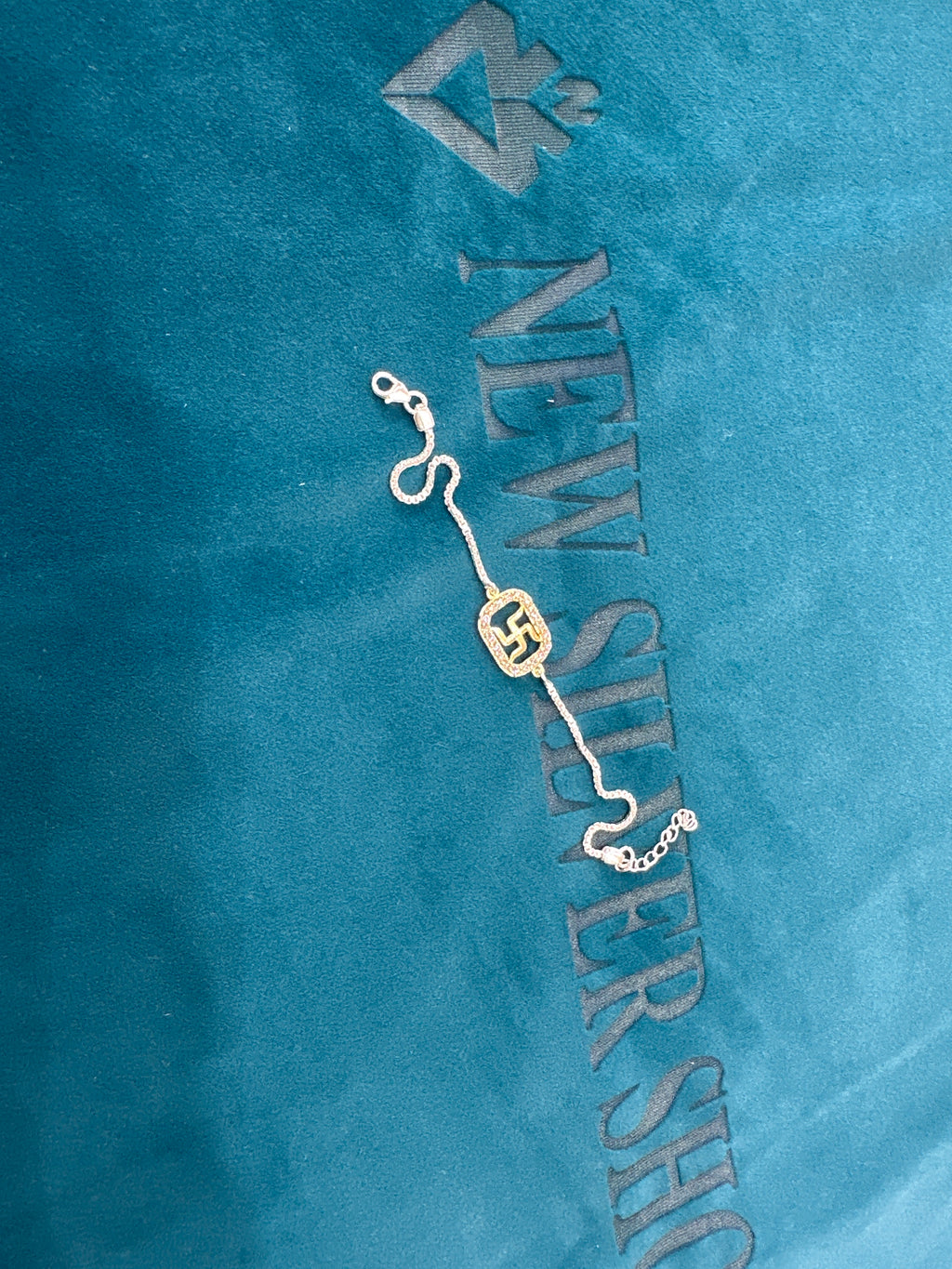 Silver Fancy Rakhi