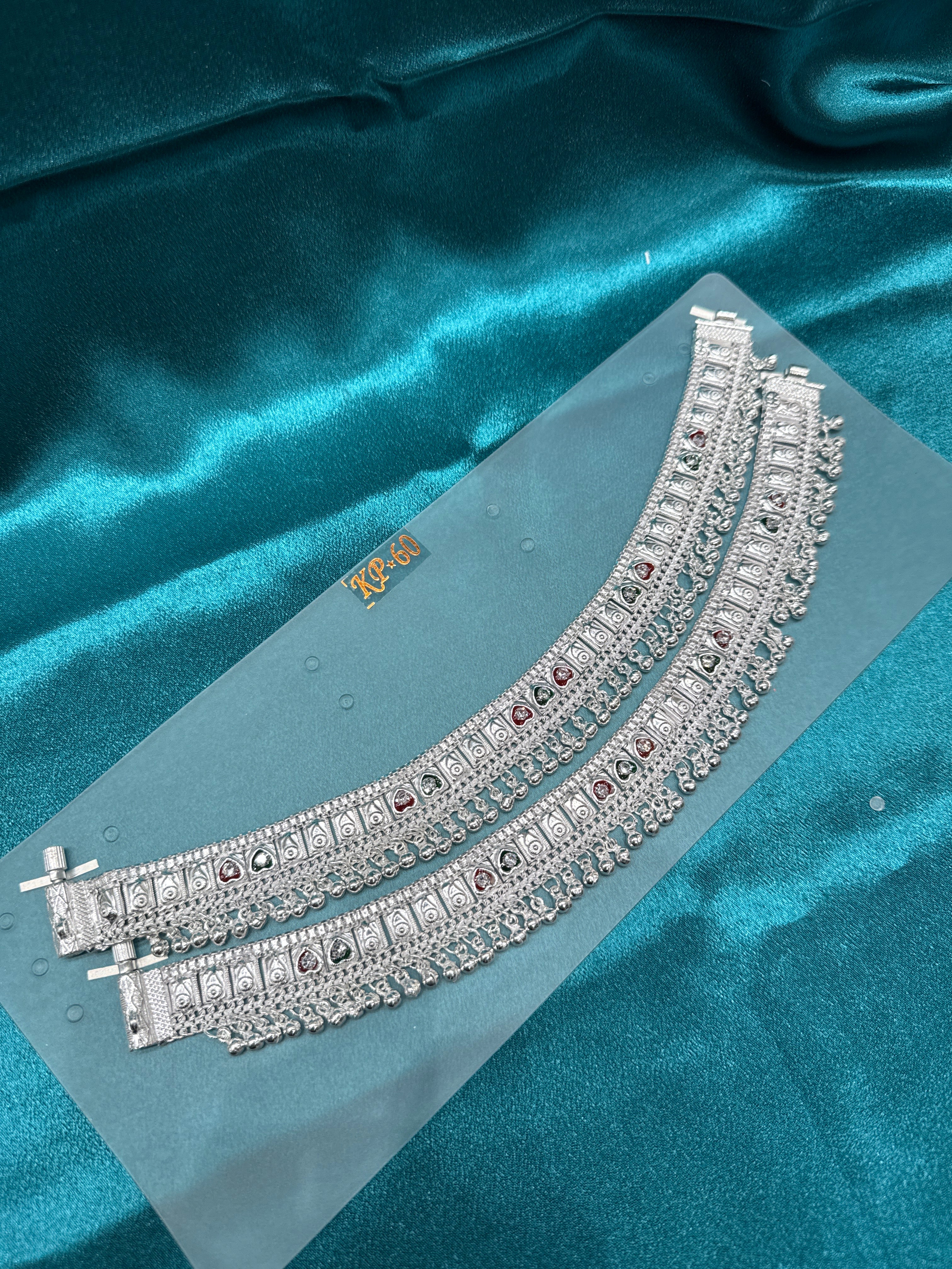 Women’s Traditional Heavy Weight Silver Anklet