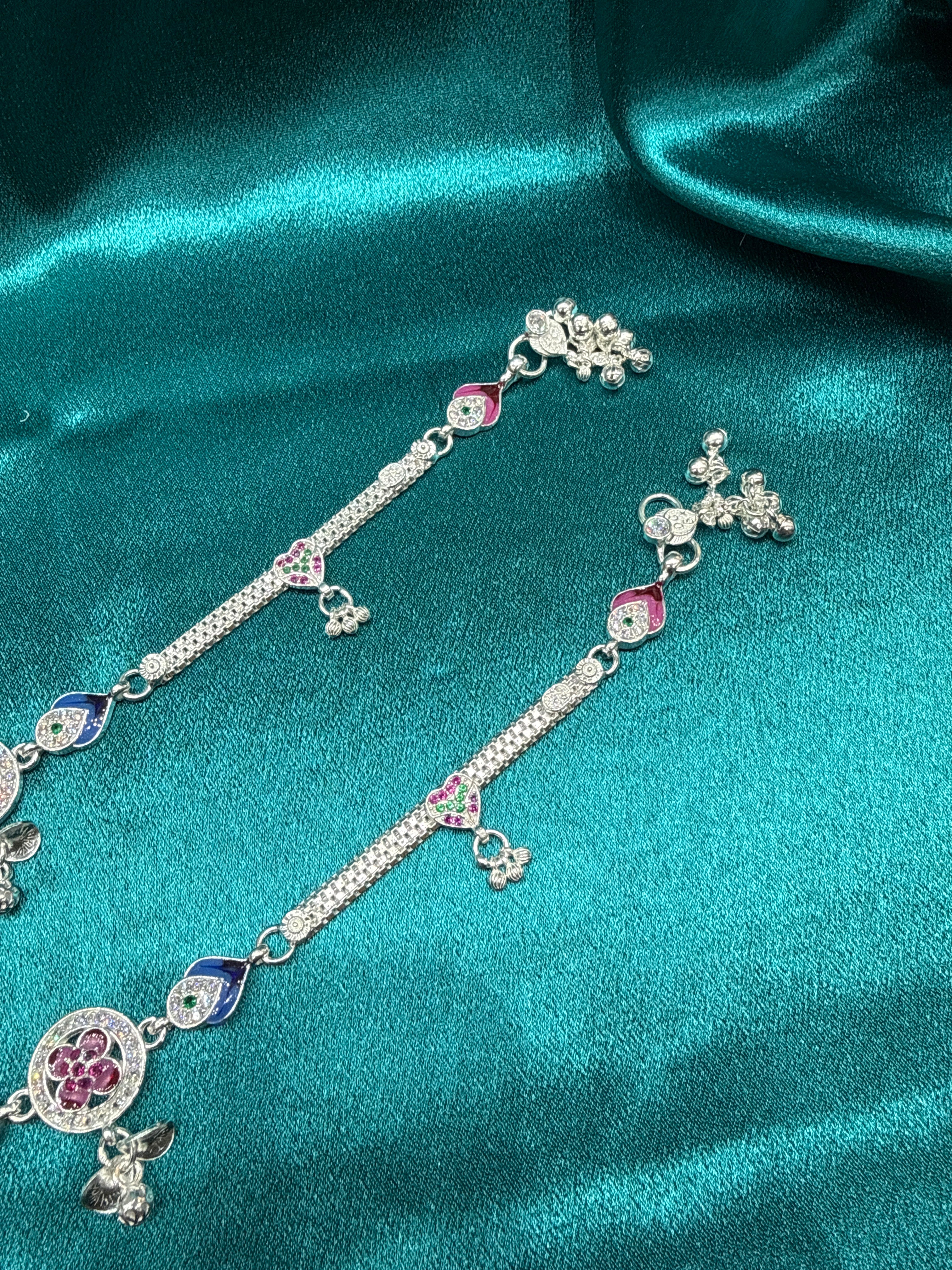 Women’s Fancy/Traditional Silver Anklet