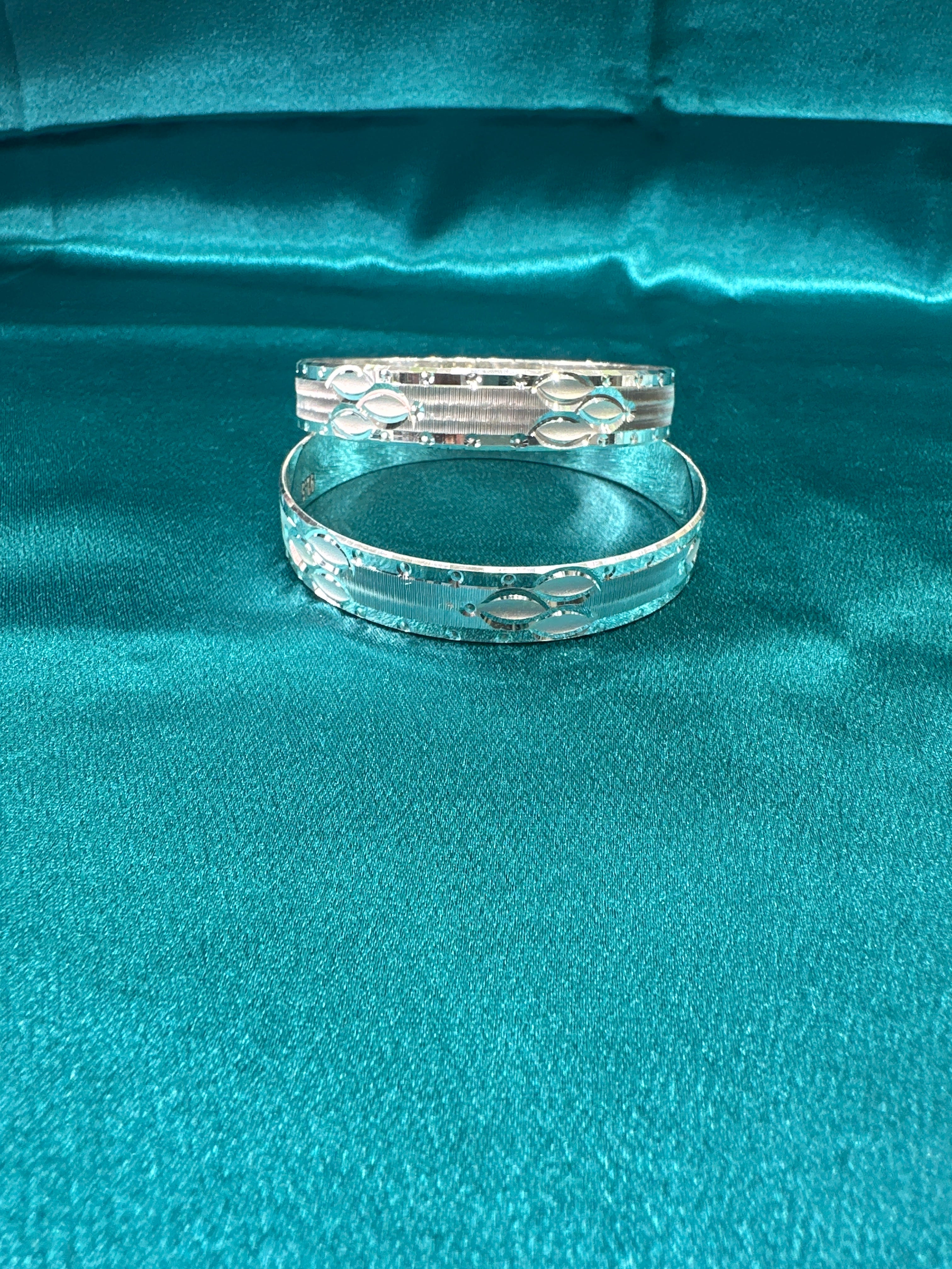 Designer Silver Bangles