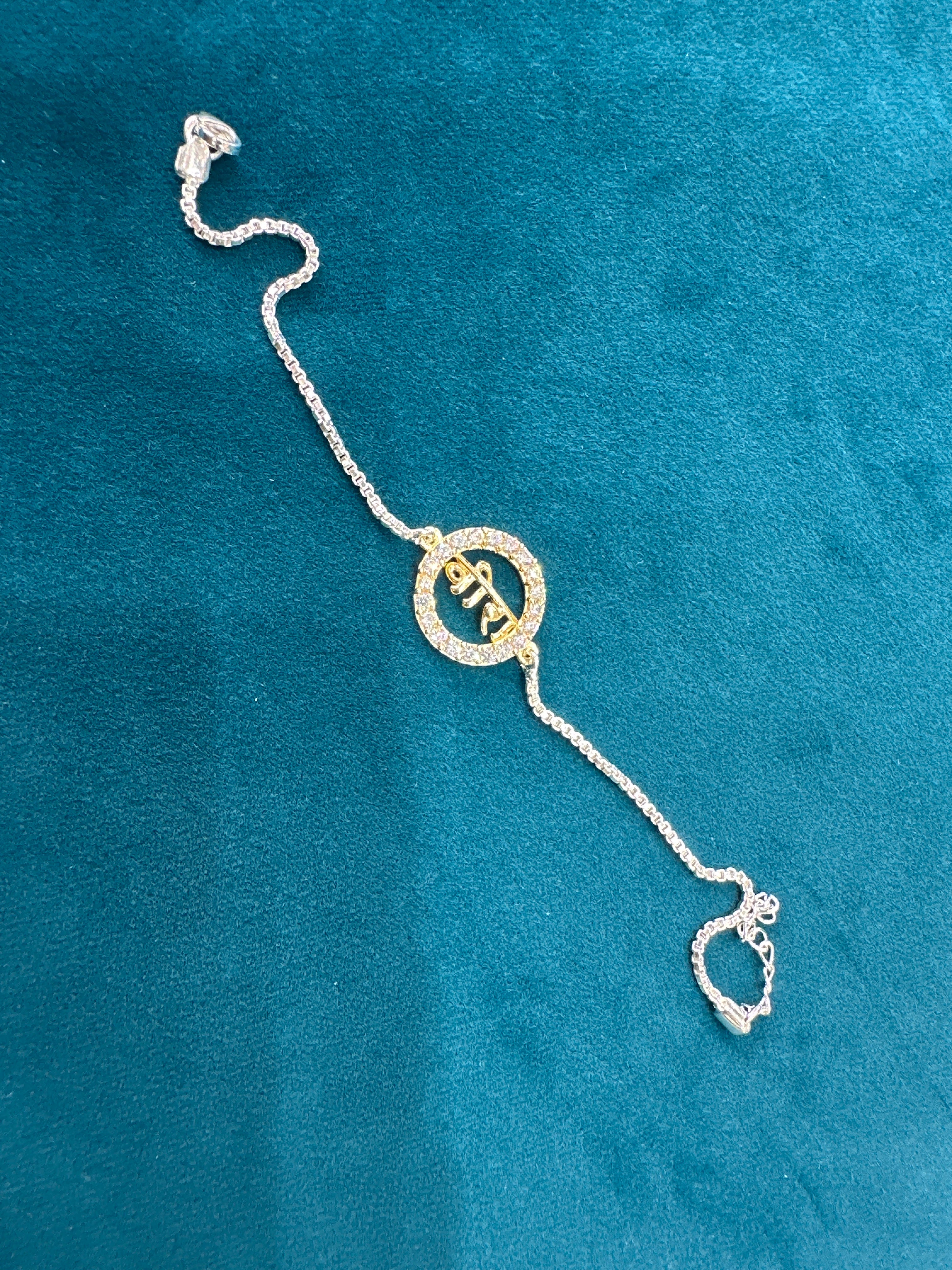 Silver Fancy Rakhi