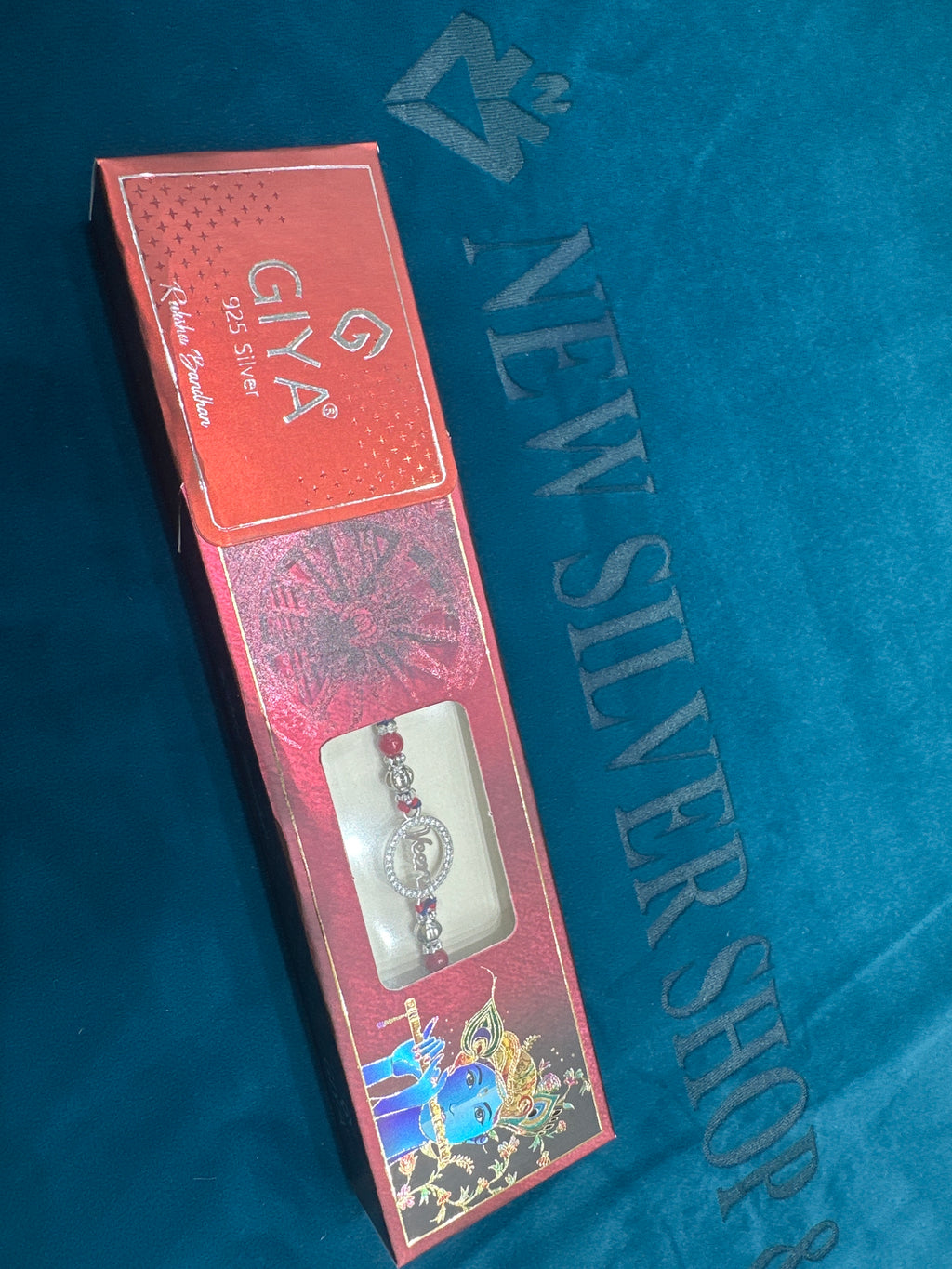 Silver Fancy Rakhi