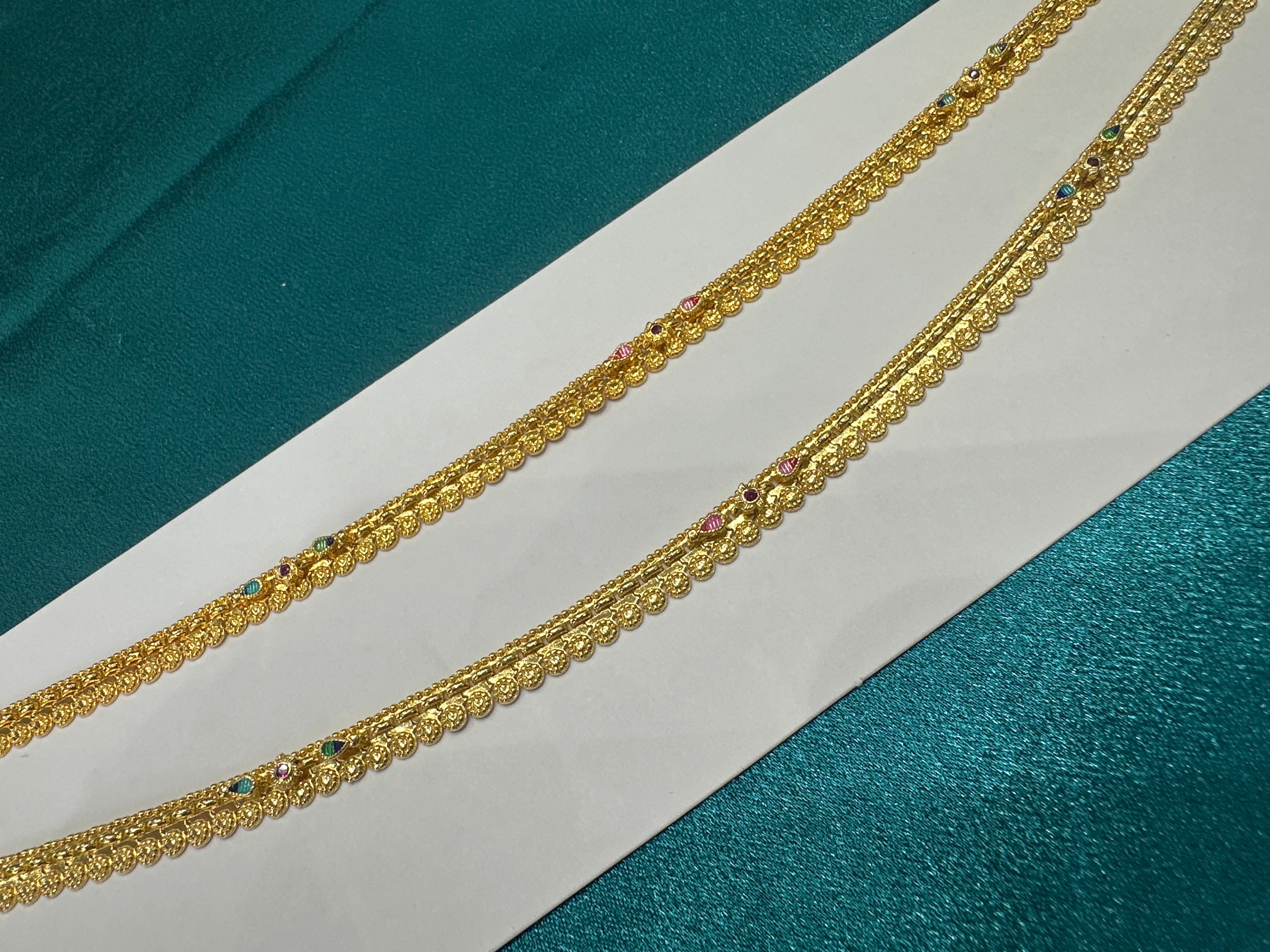 Women’s Fancy/Traditional Silver Gold plated Anklet