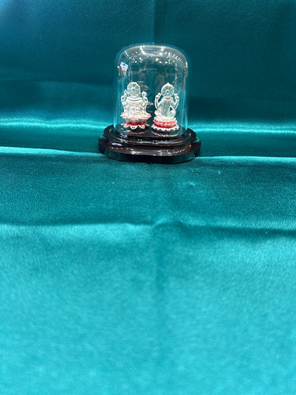 Pure Silver  Ganesh Lakshmi Ji Idol (Murti)