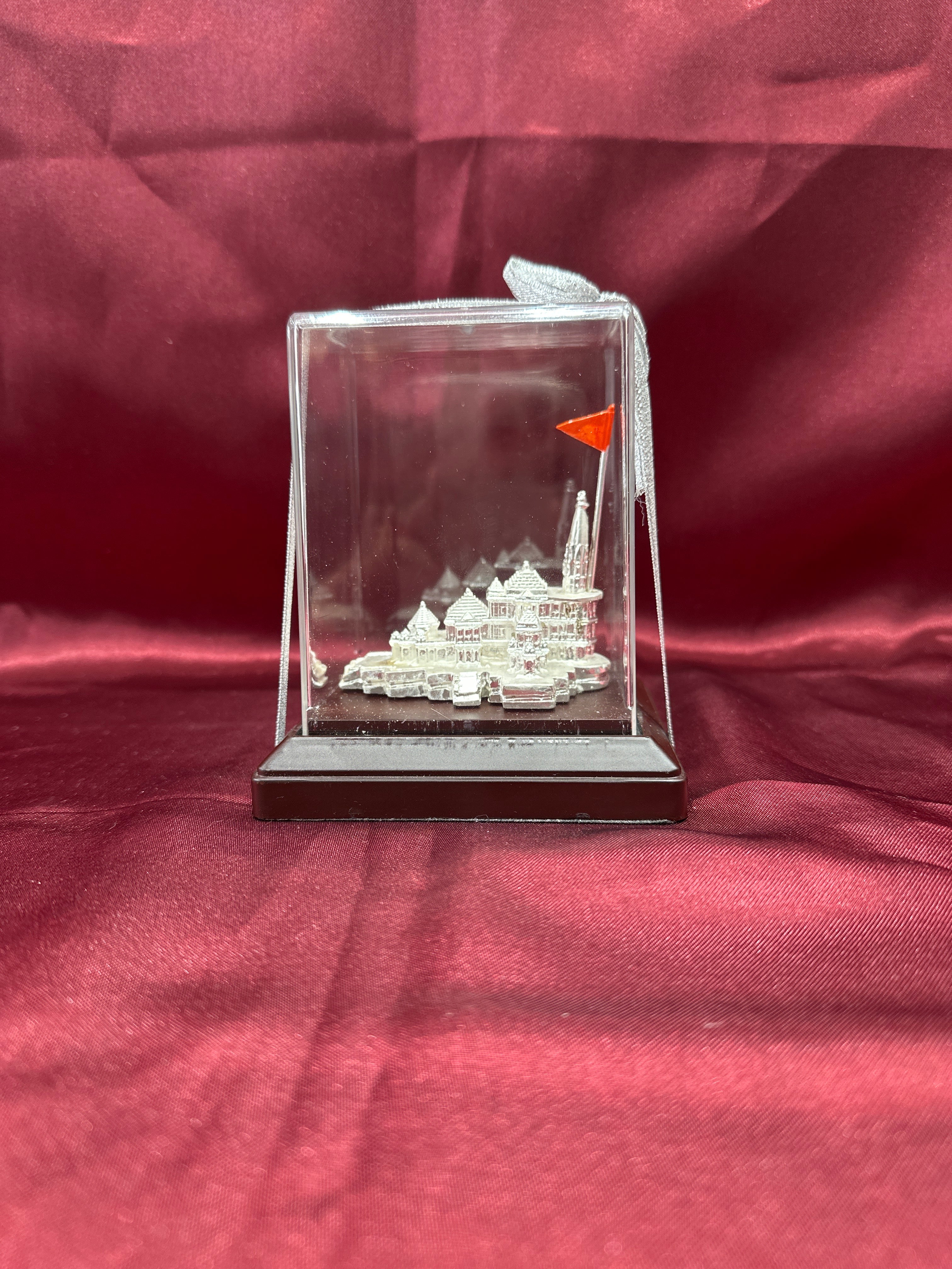 Pure Silver Ram Mandir Idol (Murti)