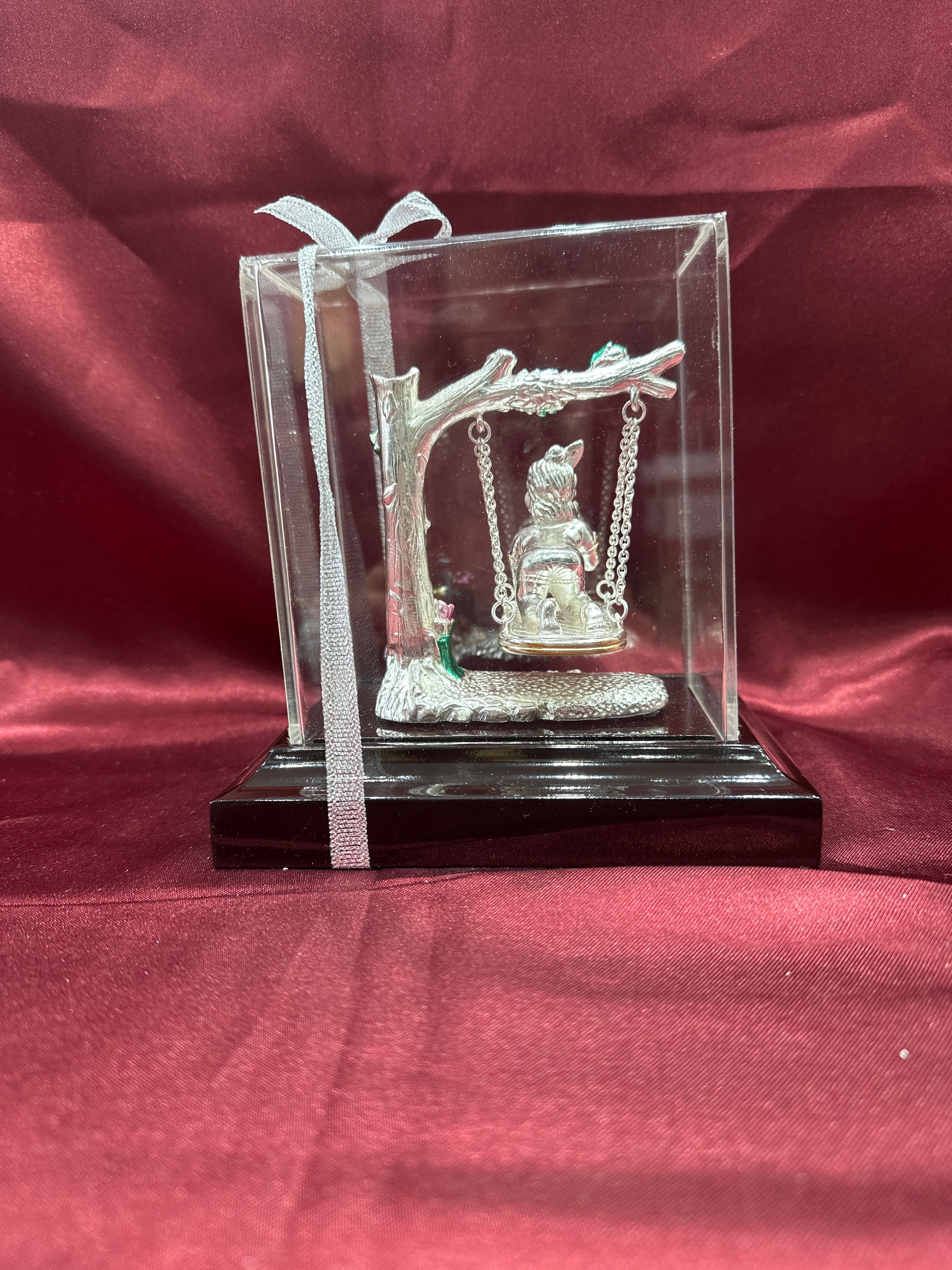 Pure Silver Krishna ji Idol (Murti)