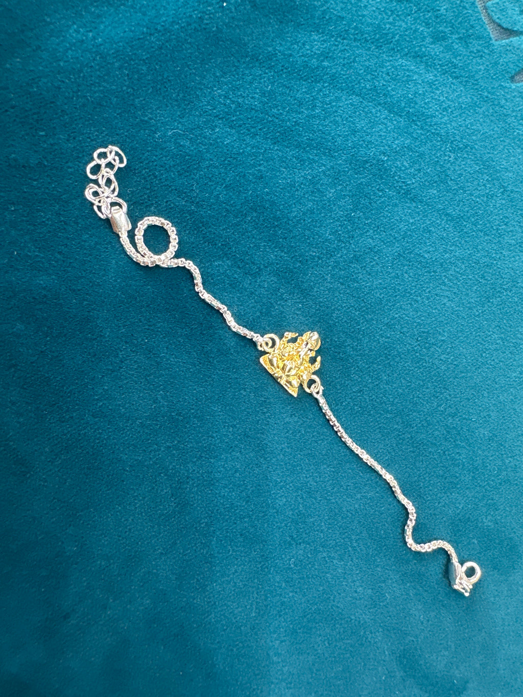 Silver Fancy Rakhi