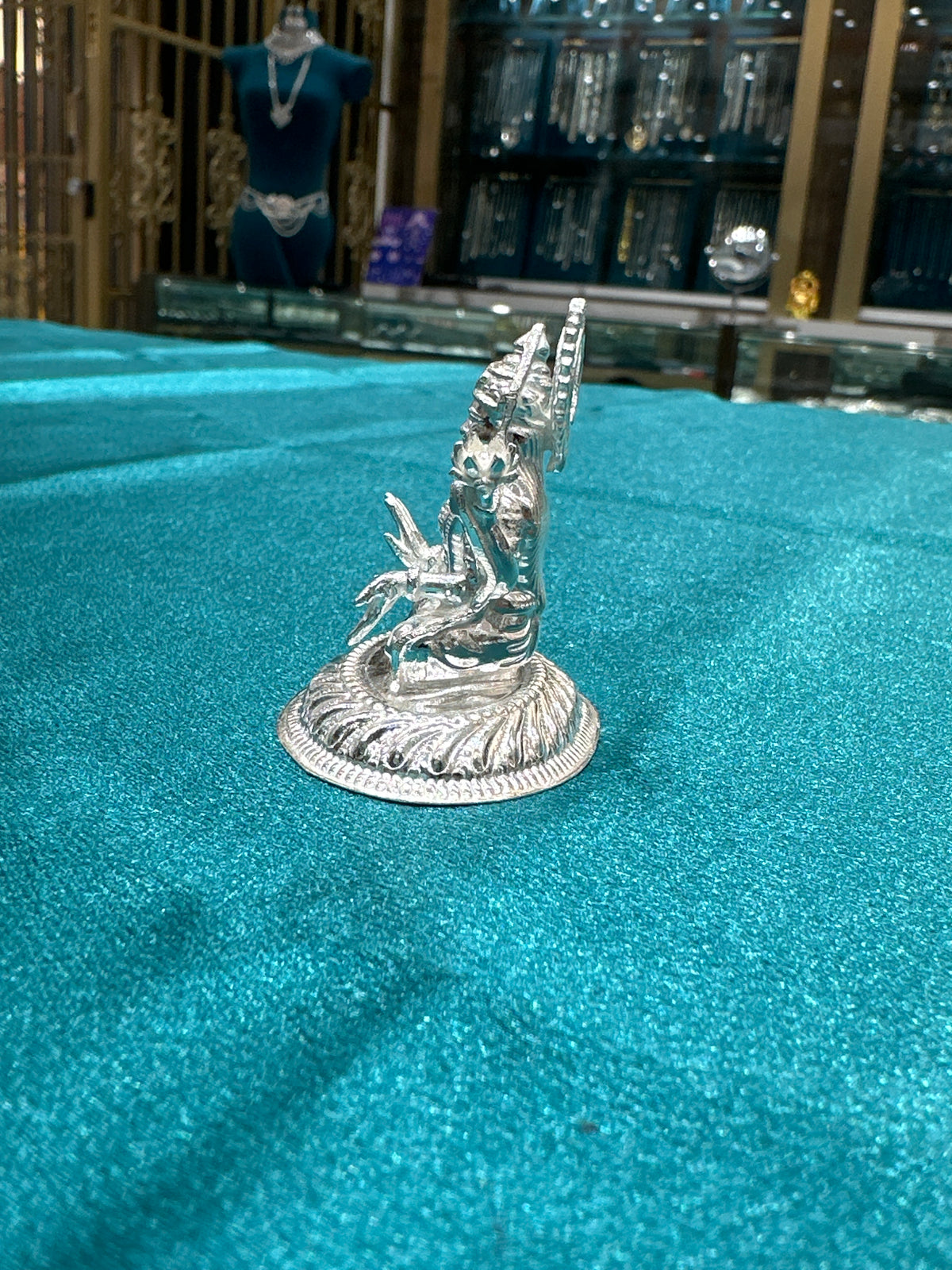 Silver Lakshmi Ji Idol