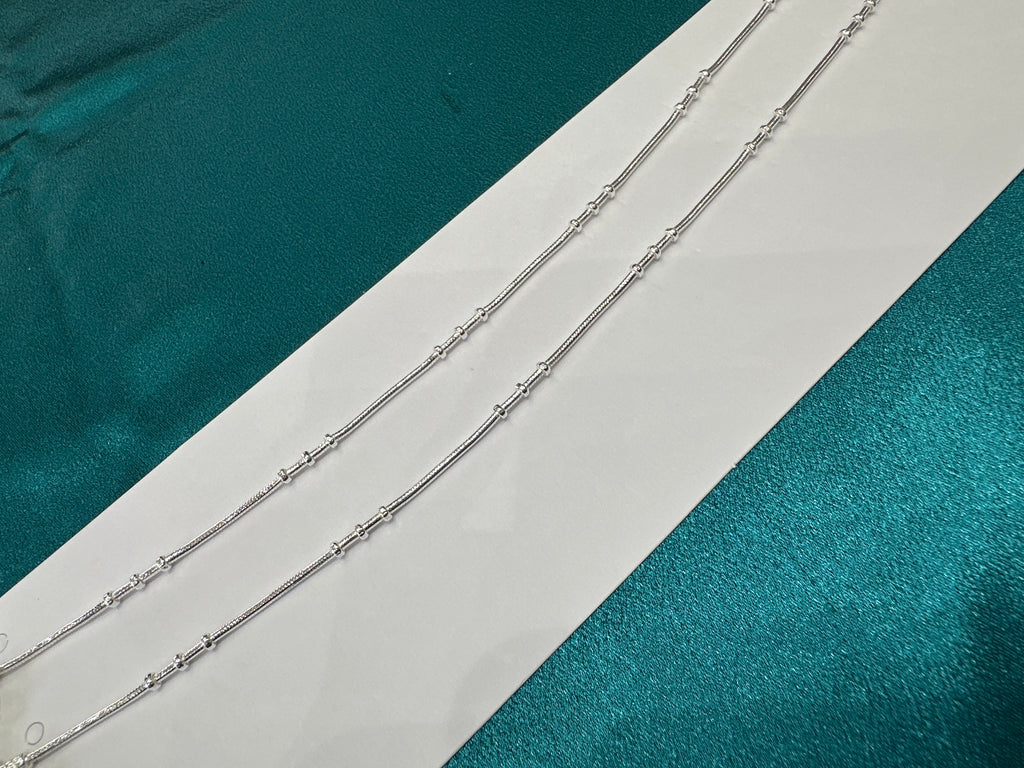 Women’s Fancy/Traditional Silver Anklet