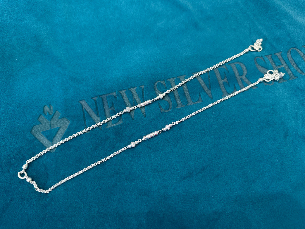 Women’s Fancy/Traditional Silver Anklet