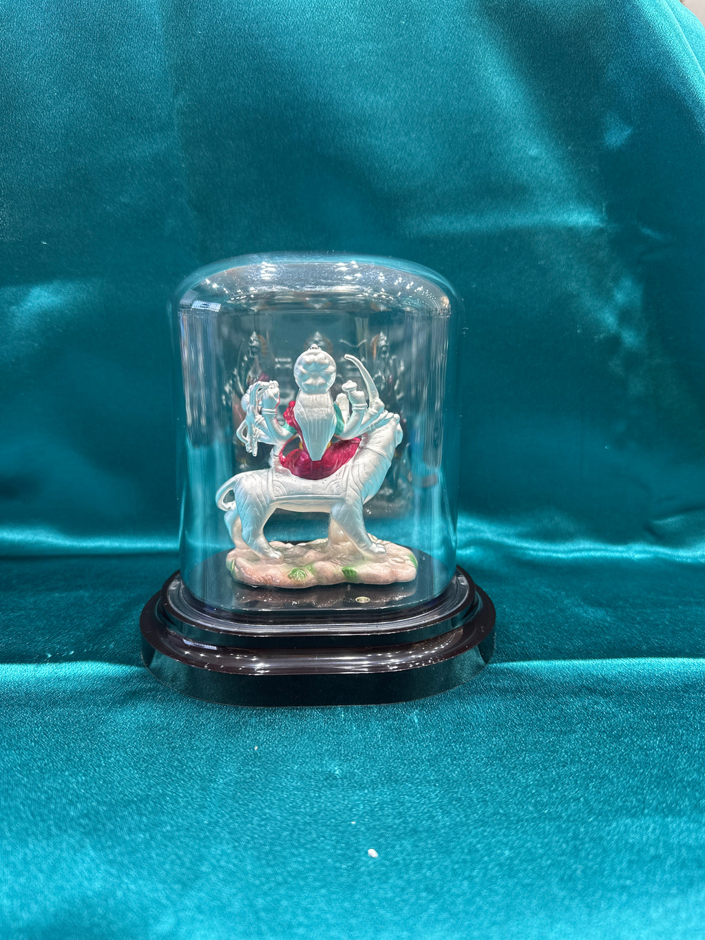 Pure Silver Ambe Mata Ji Idol (Murti)