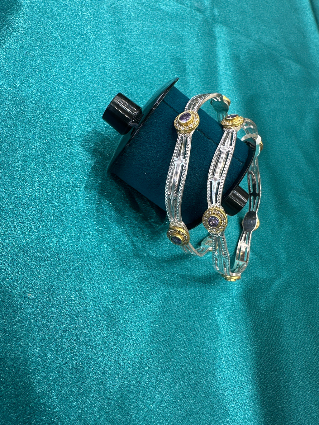 Designer Silver Bangles