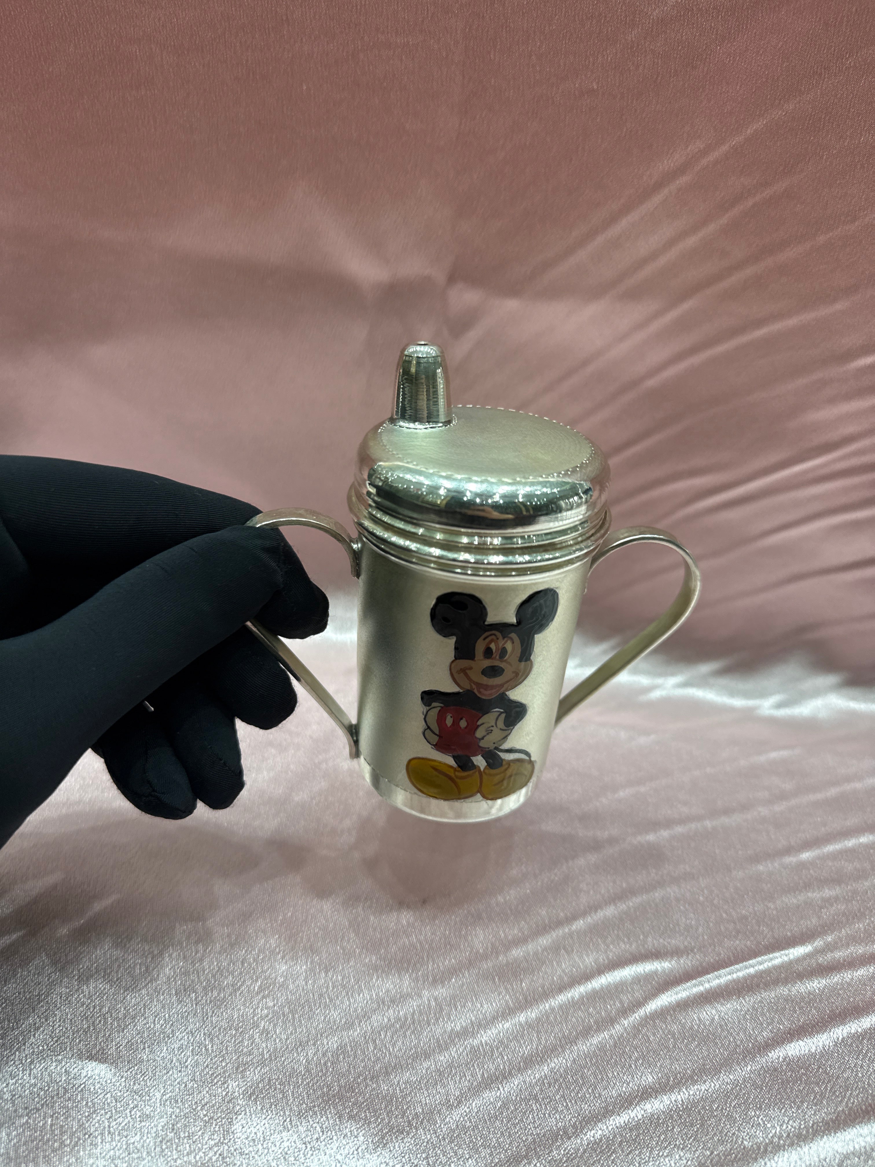 Medium weight kids silver cup