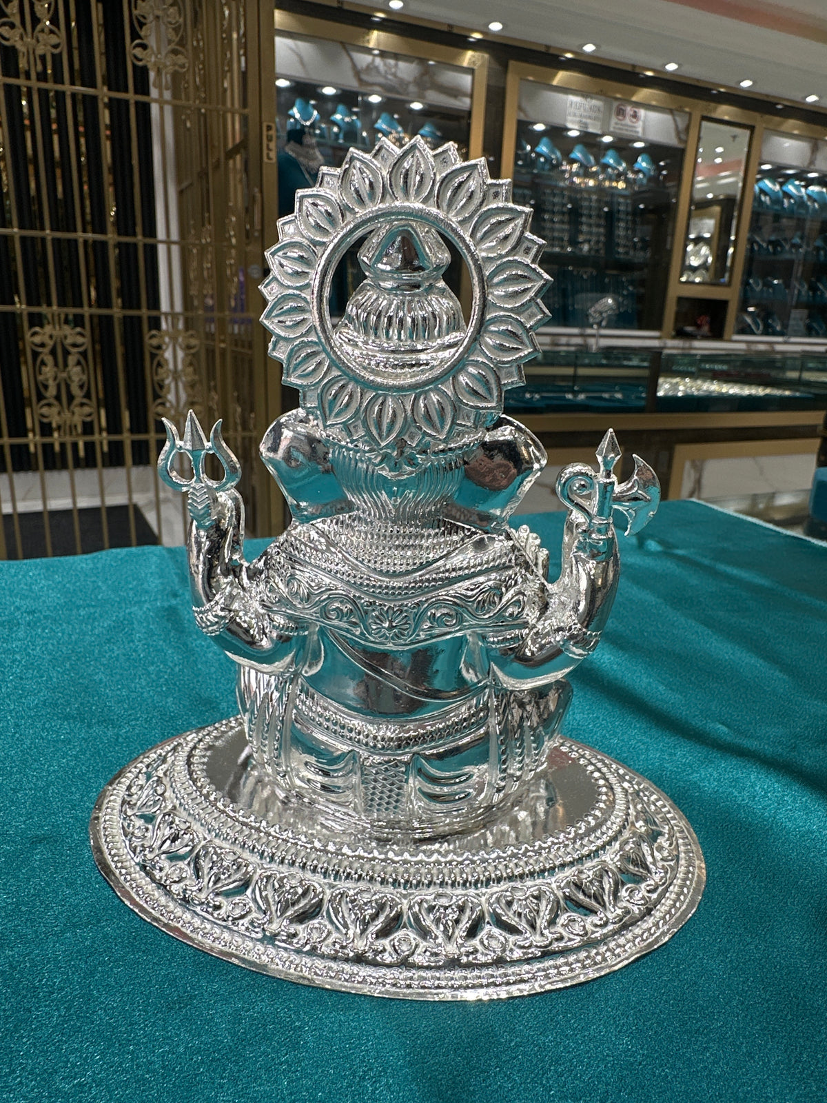 Silver Ganesh Ji Idol