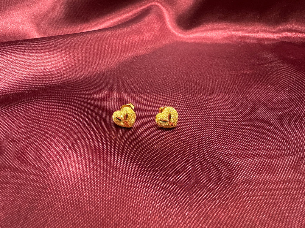 22k Gold Pendant and Earrings