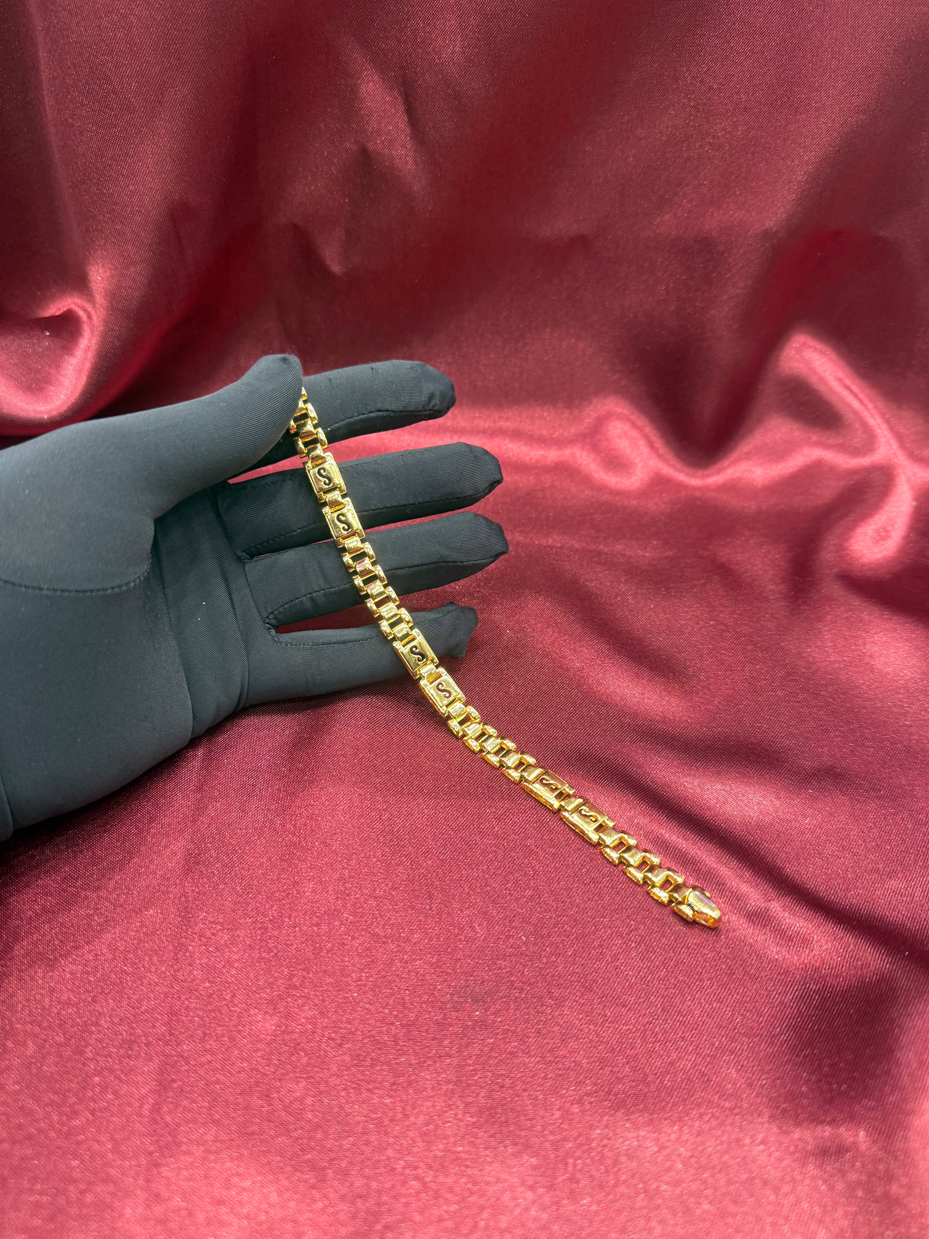 Men’s Gold Plated Silver 925 Bracelet