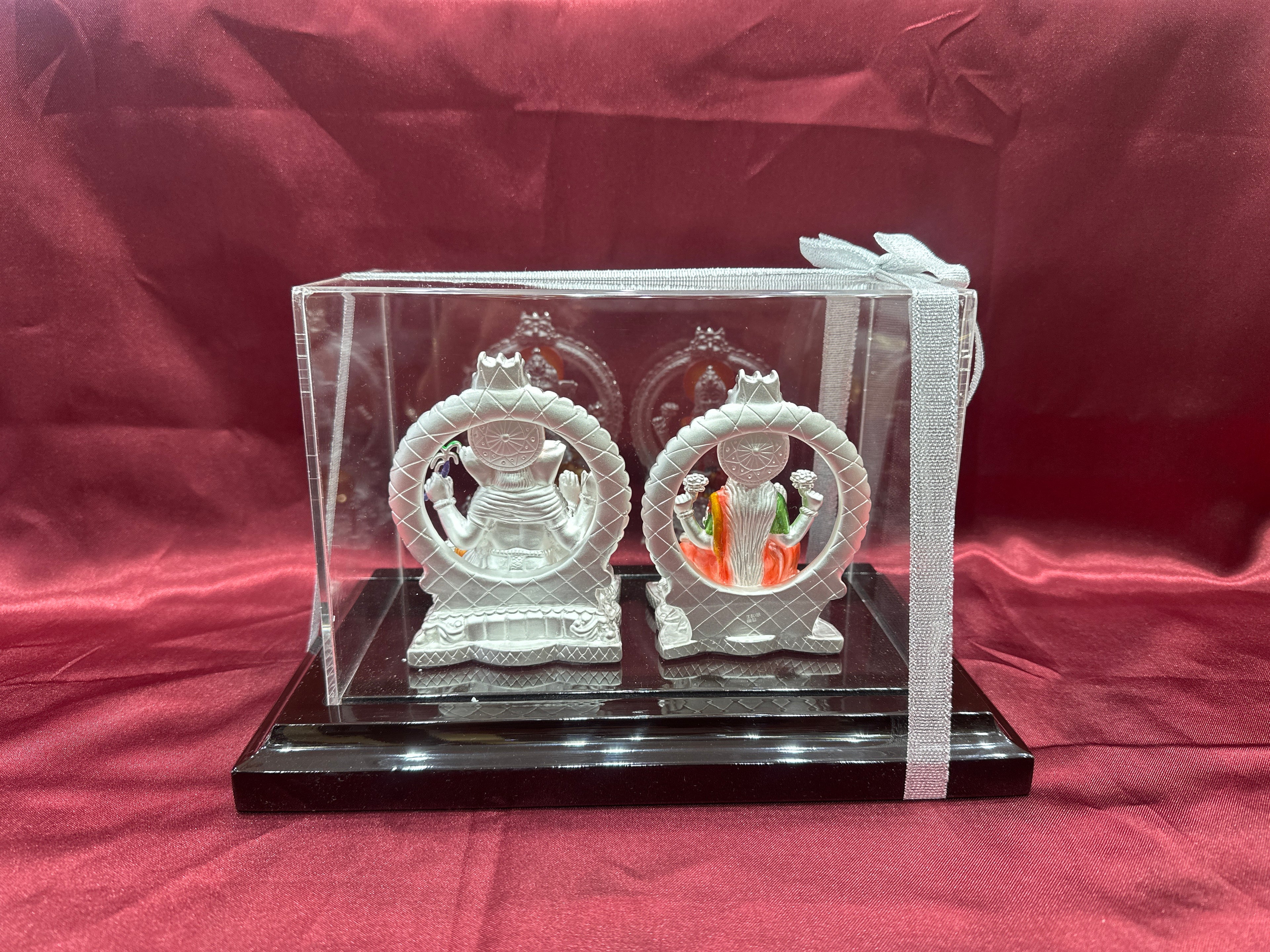 Pure Silver  Lakshmi Ganesh Ji Idol (Murti)