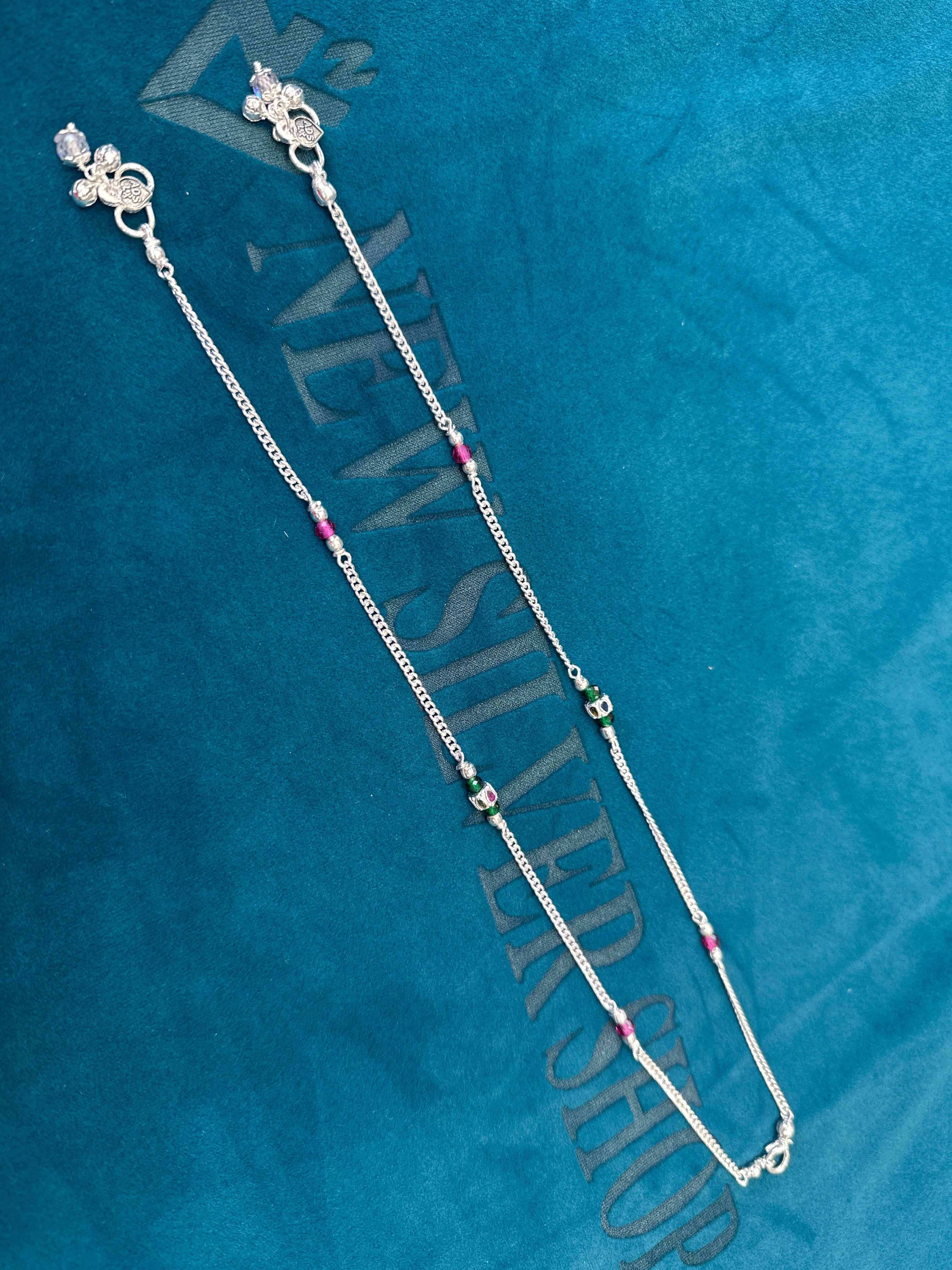 Women’s Fancy/Traditional Silver Anklet