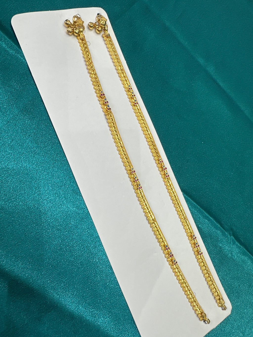 Women’s Fancy/Traditional Silver Gold plated Anklet