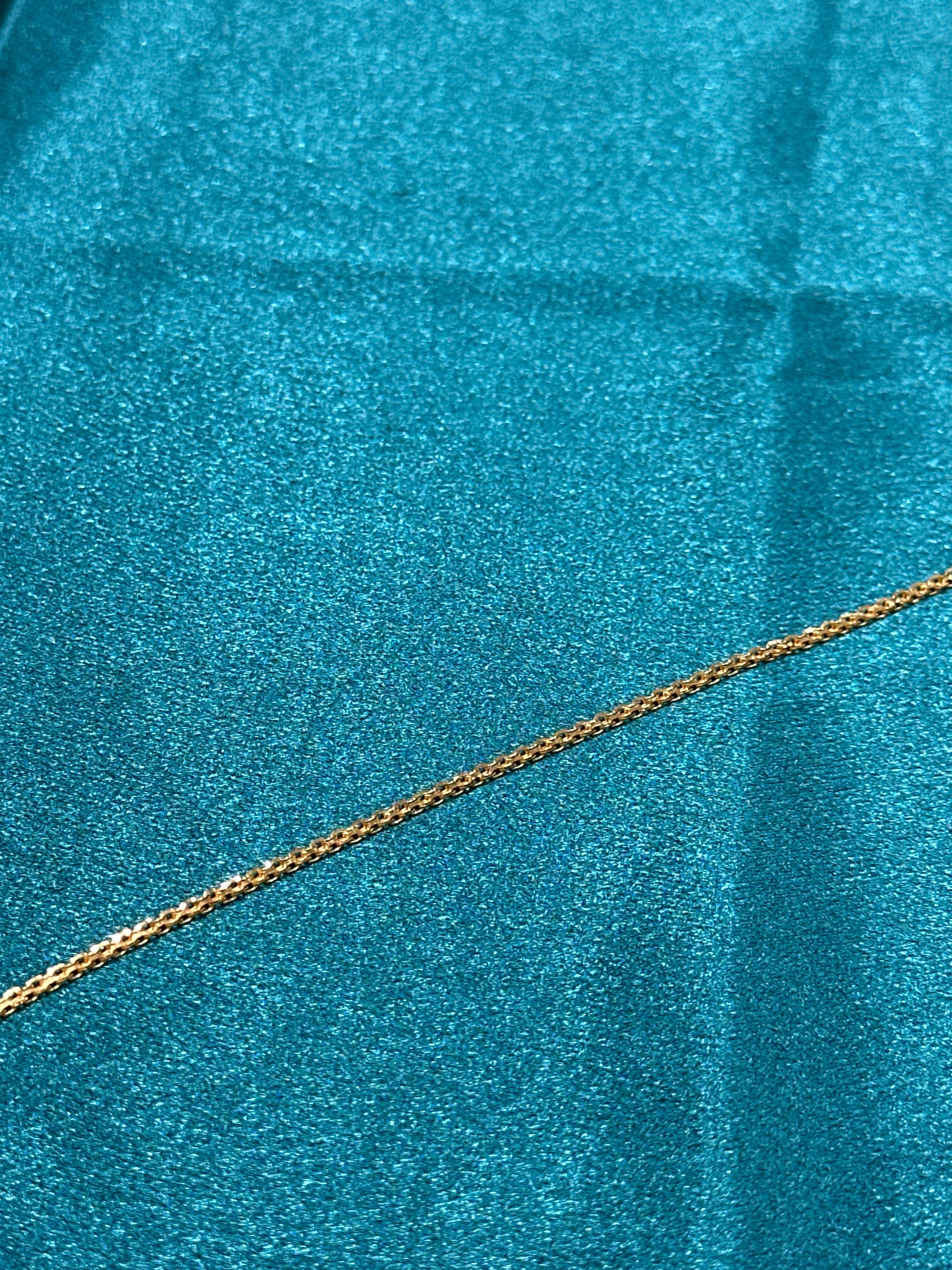 22K Gold Bracelet Simple Chain Design