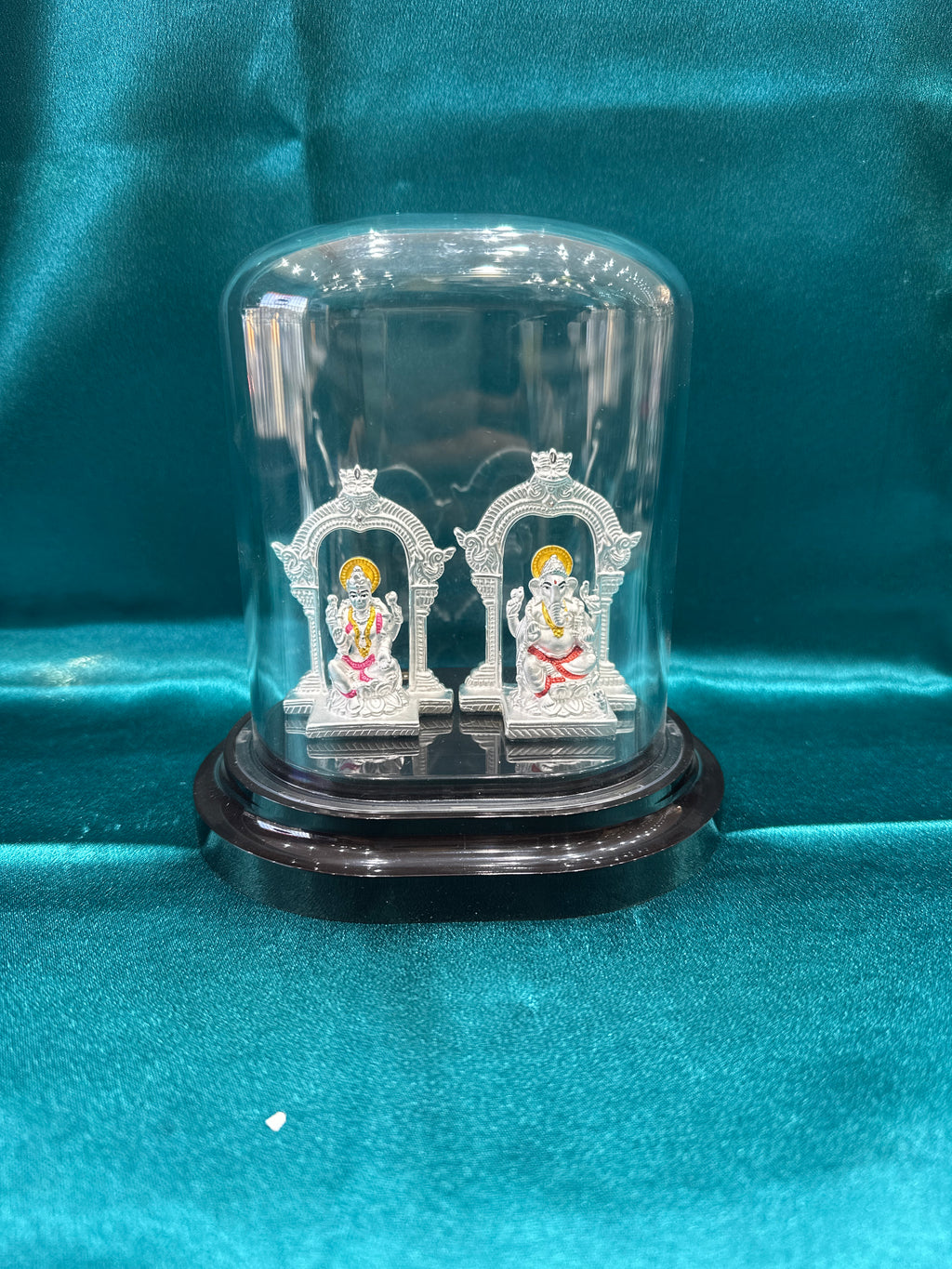 Pure Silver  Lakshmi Ganesh Ji Idol (Murti)