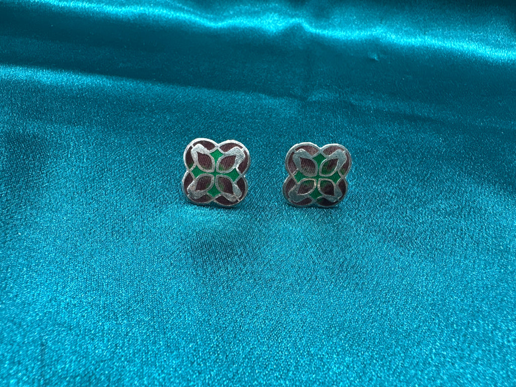 Antique Style Designer Silver Earrings