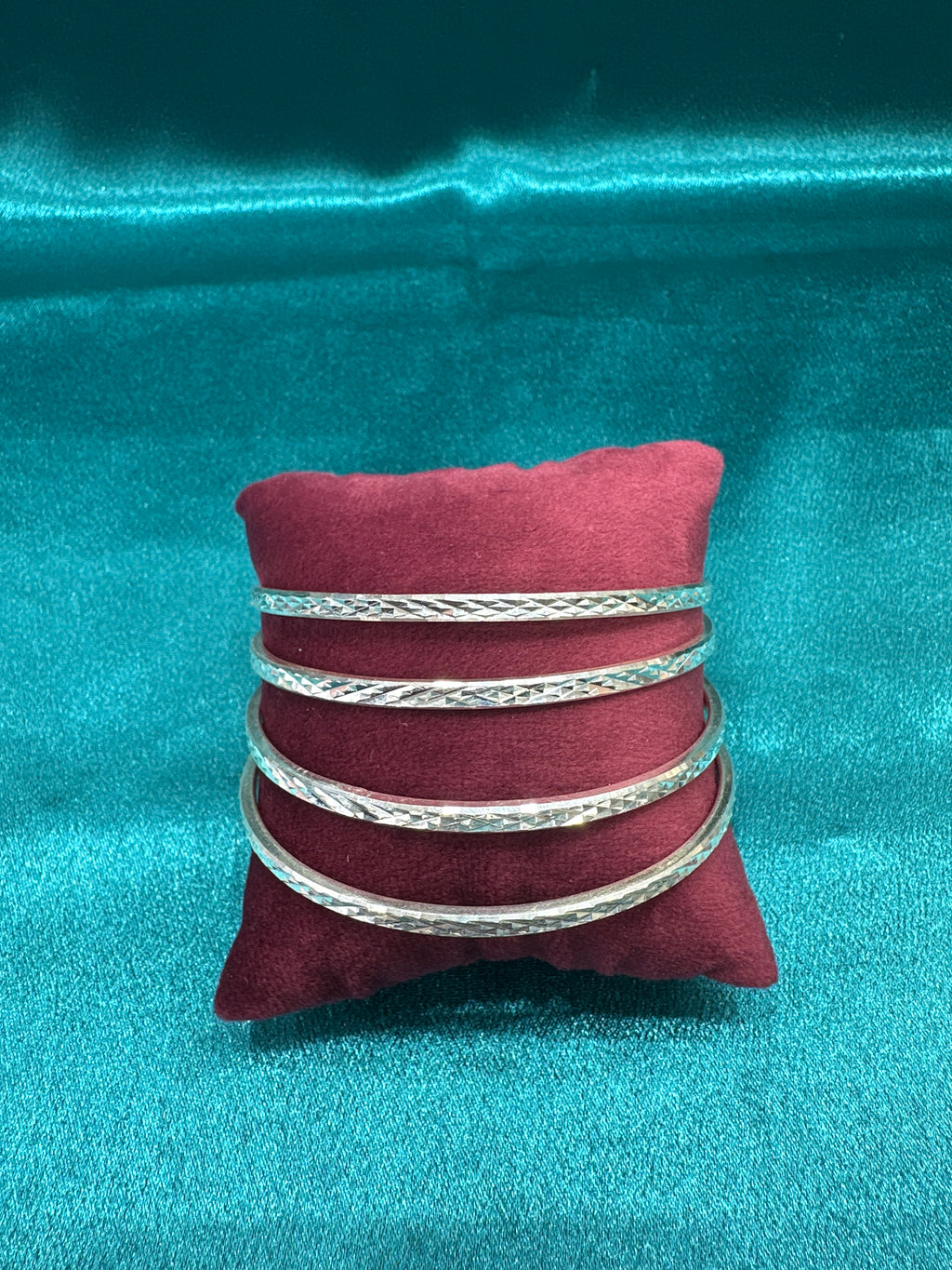 Designer Silver Bangles