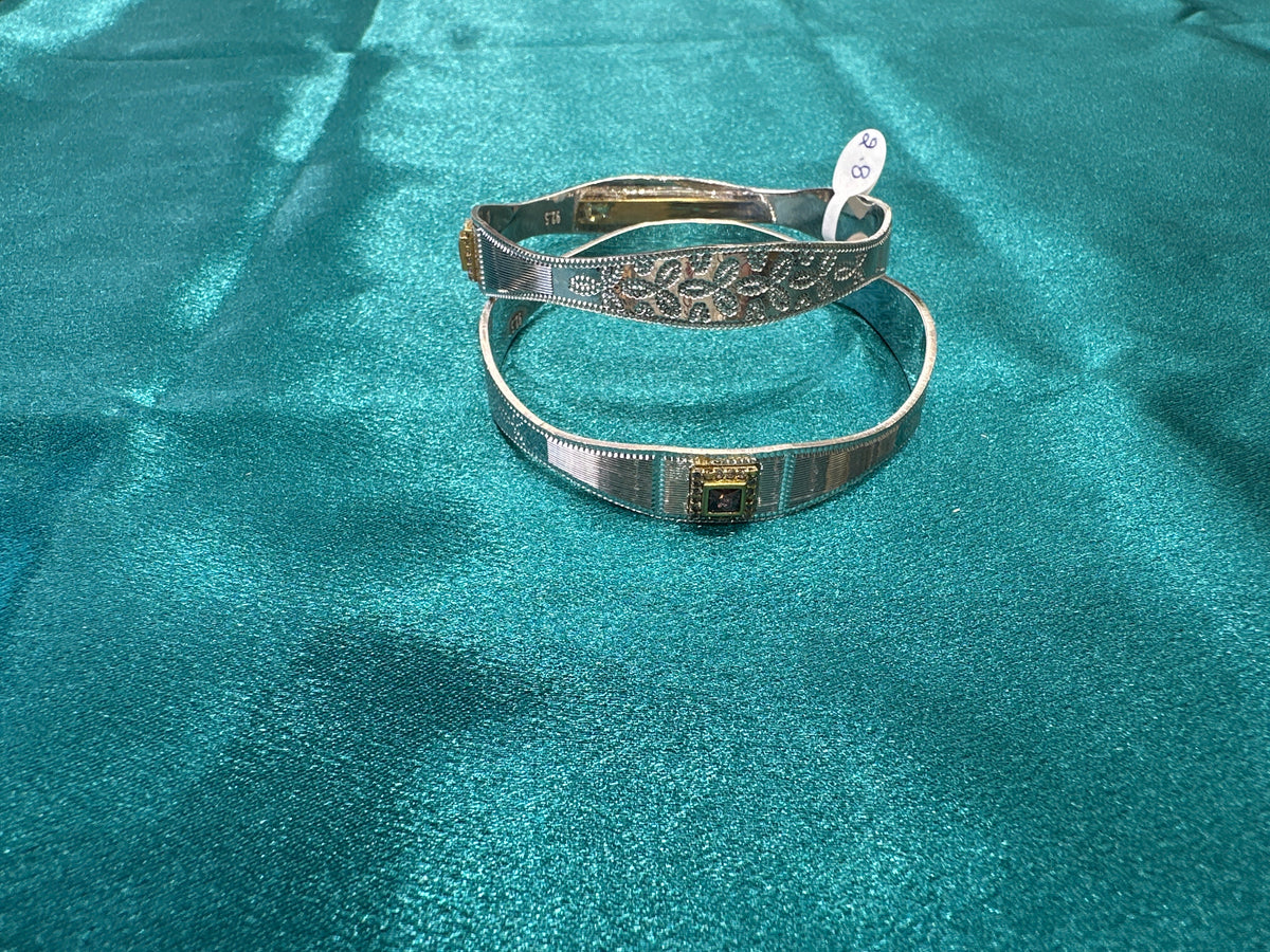 Designer Silver Bangles