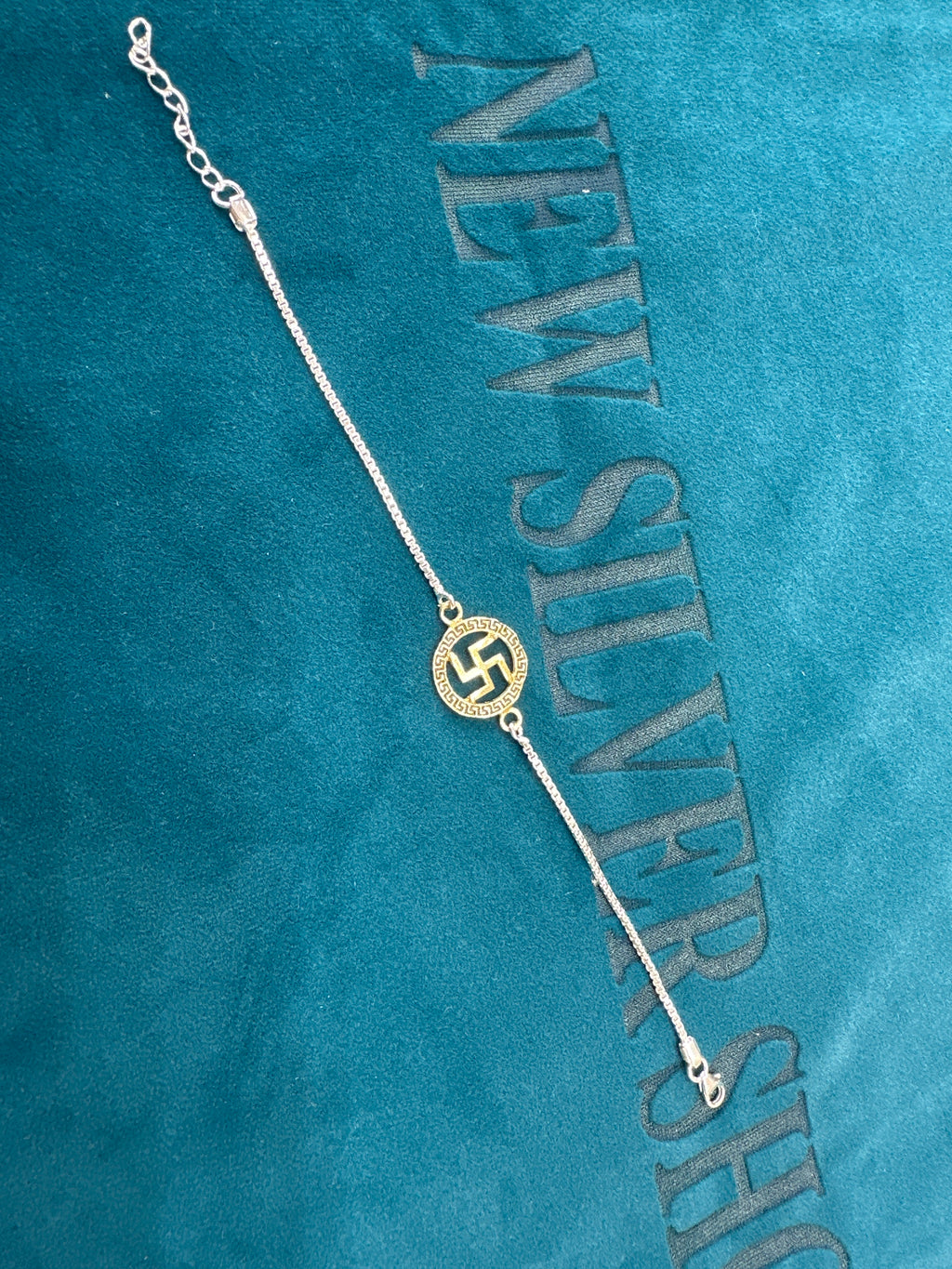 Silver Fancy Rakhi