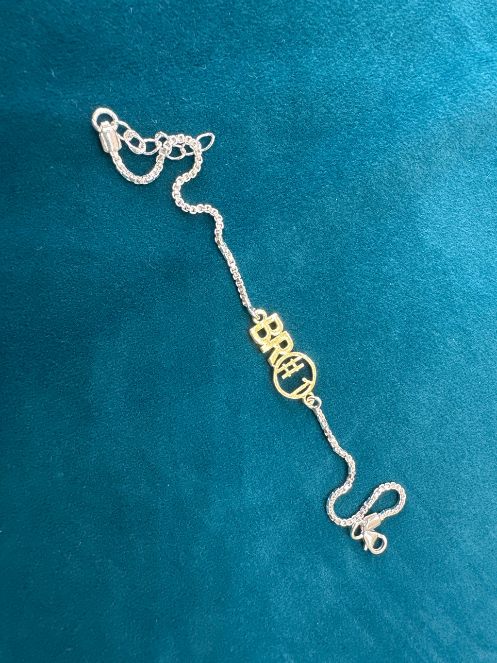 Silver Fancy Rakhi