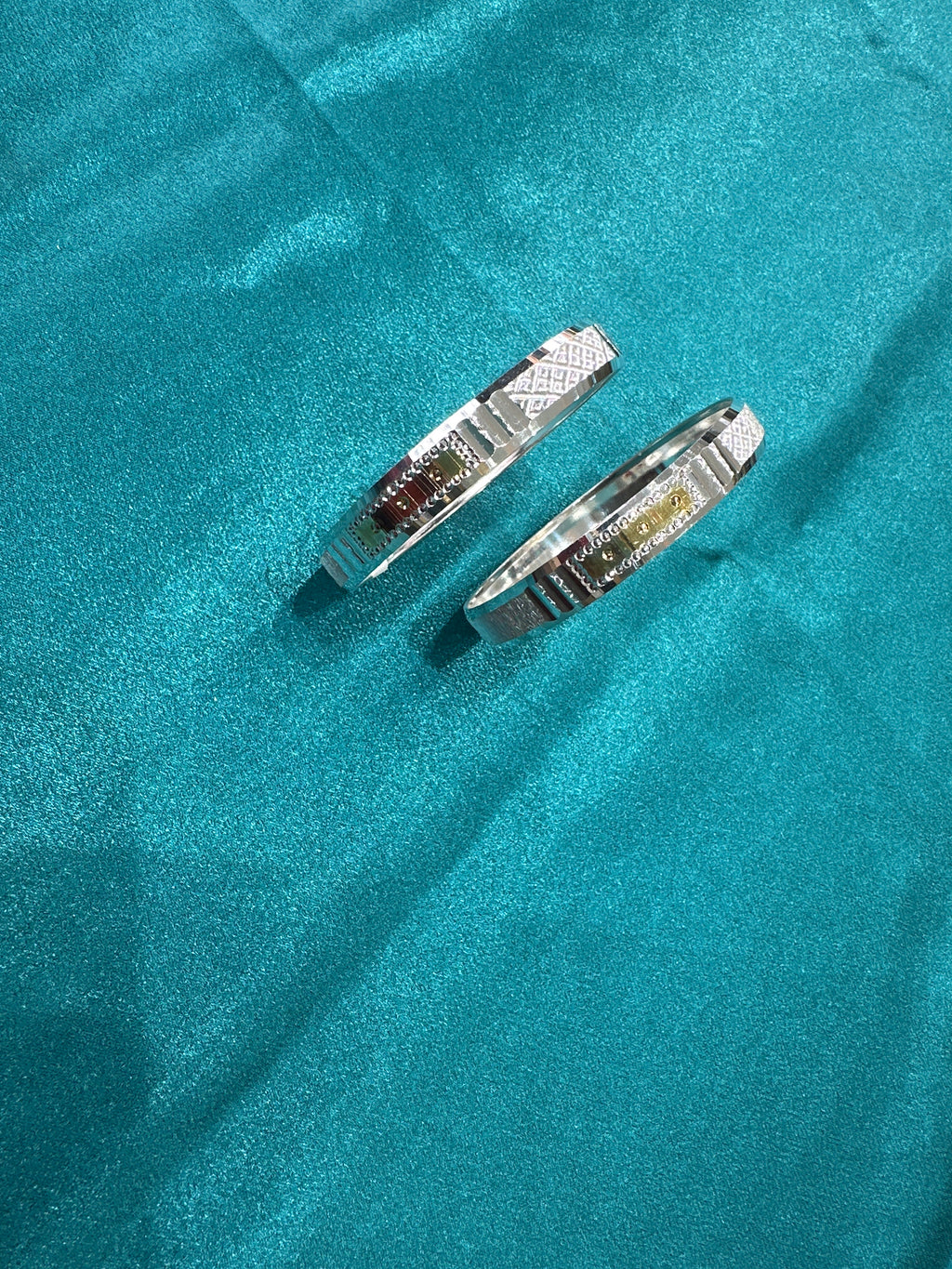 Designer Silver Bangles