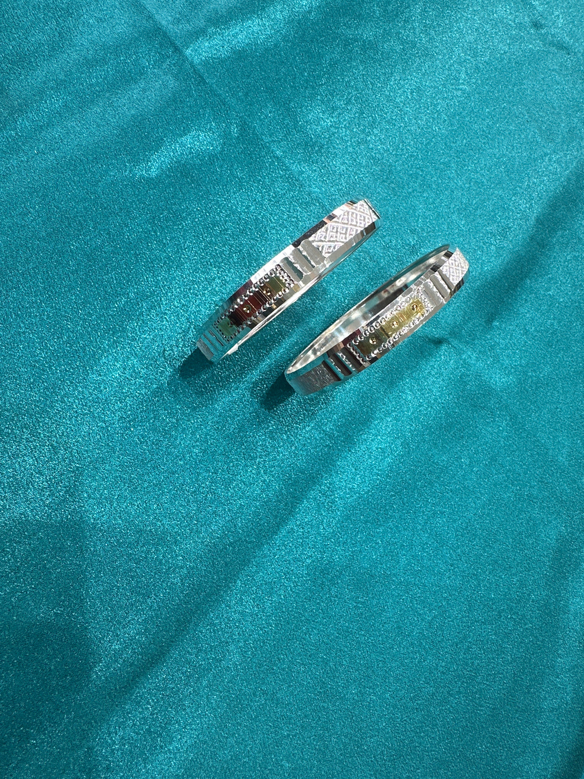 Designer Silver Bangles