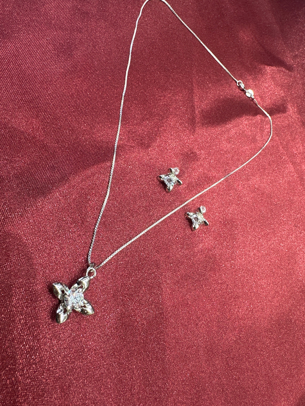 Women’s Fancy Silver pendant set